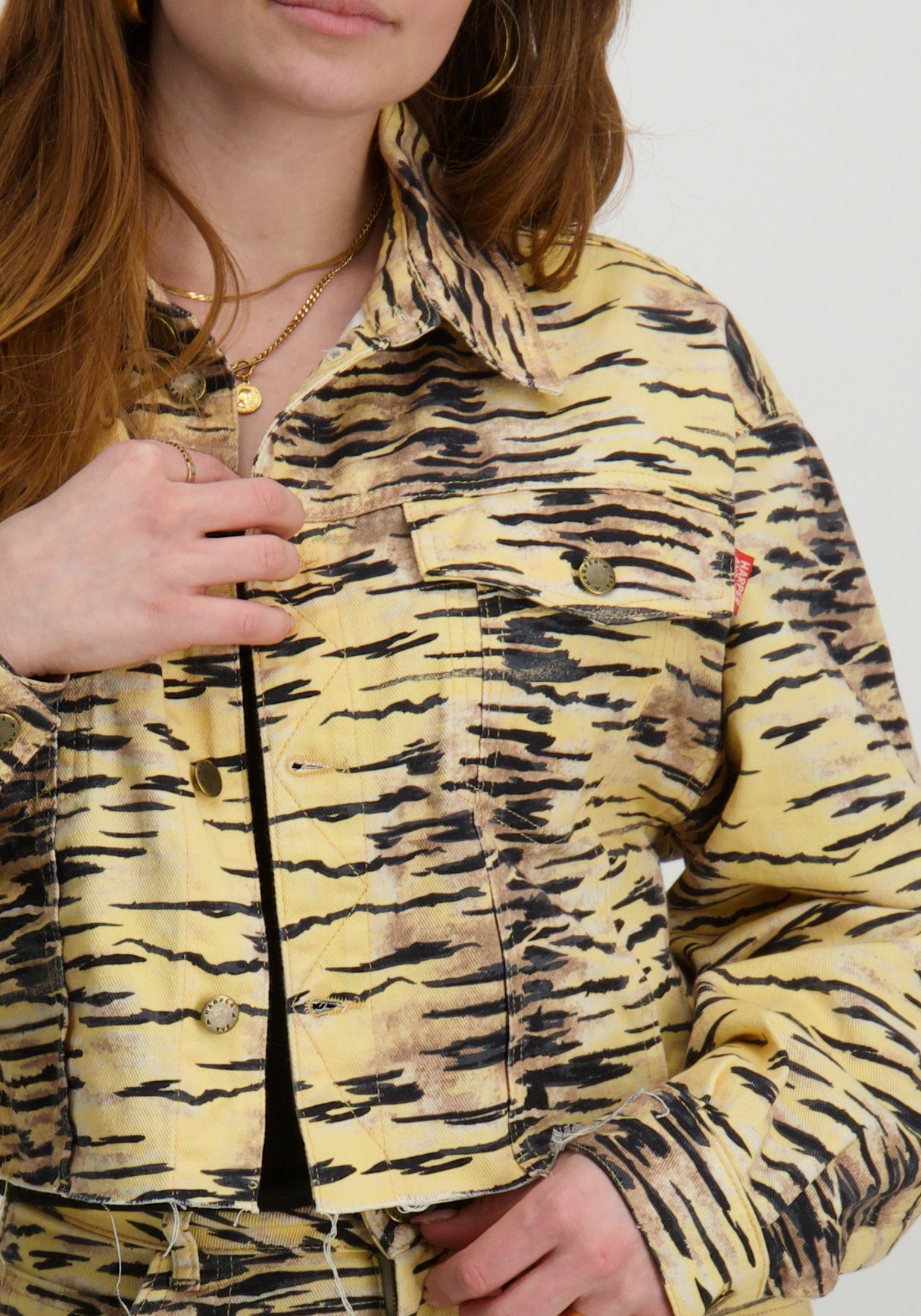 Harper & Yve Jacket Willow SS25D200 Geel