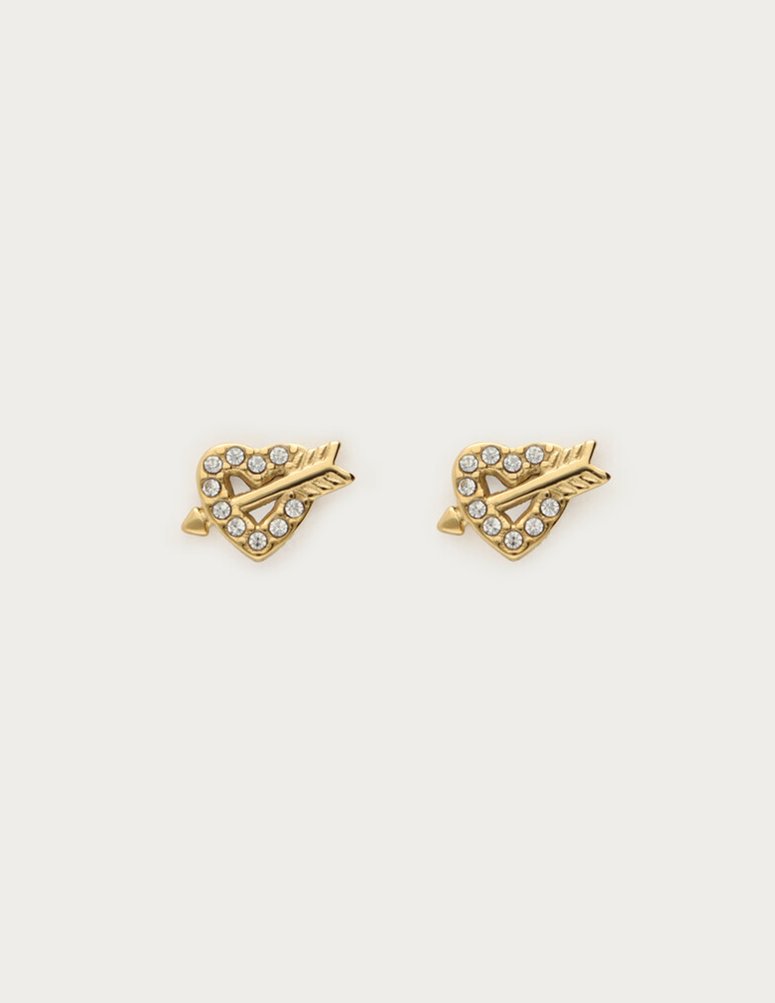 My Jewellery Studs pijl en hartjes boog MJ14860 Goud