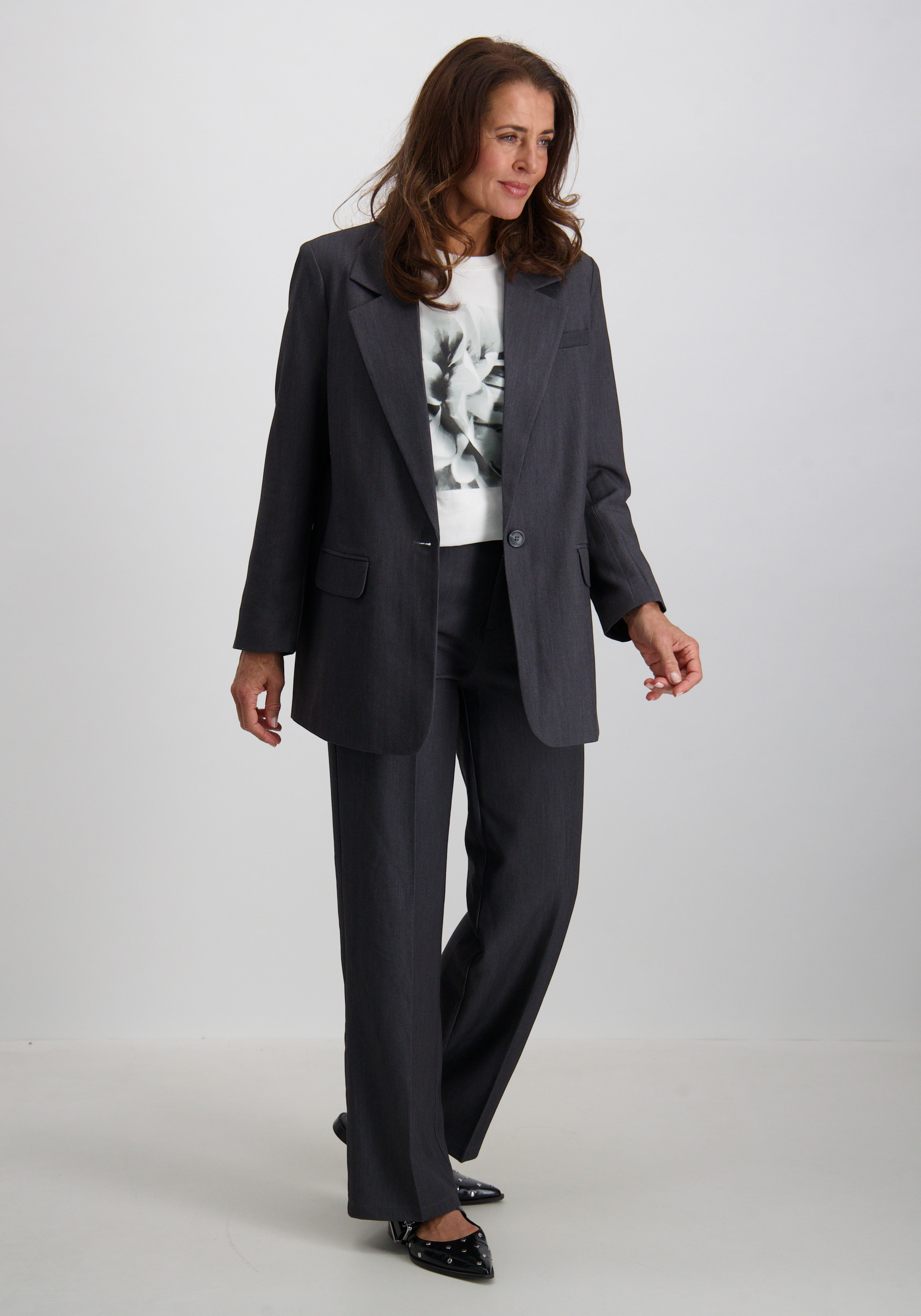 Only Blazer Hattie-lana 15318088 Donker Grijs