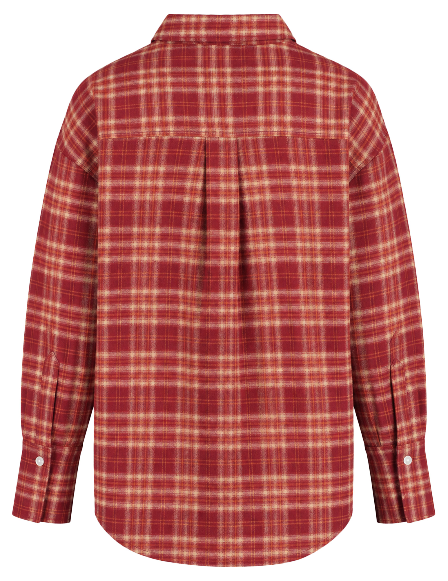 Colourful Rebel Blouse Talia checked WB118043 Rood