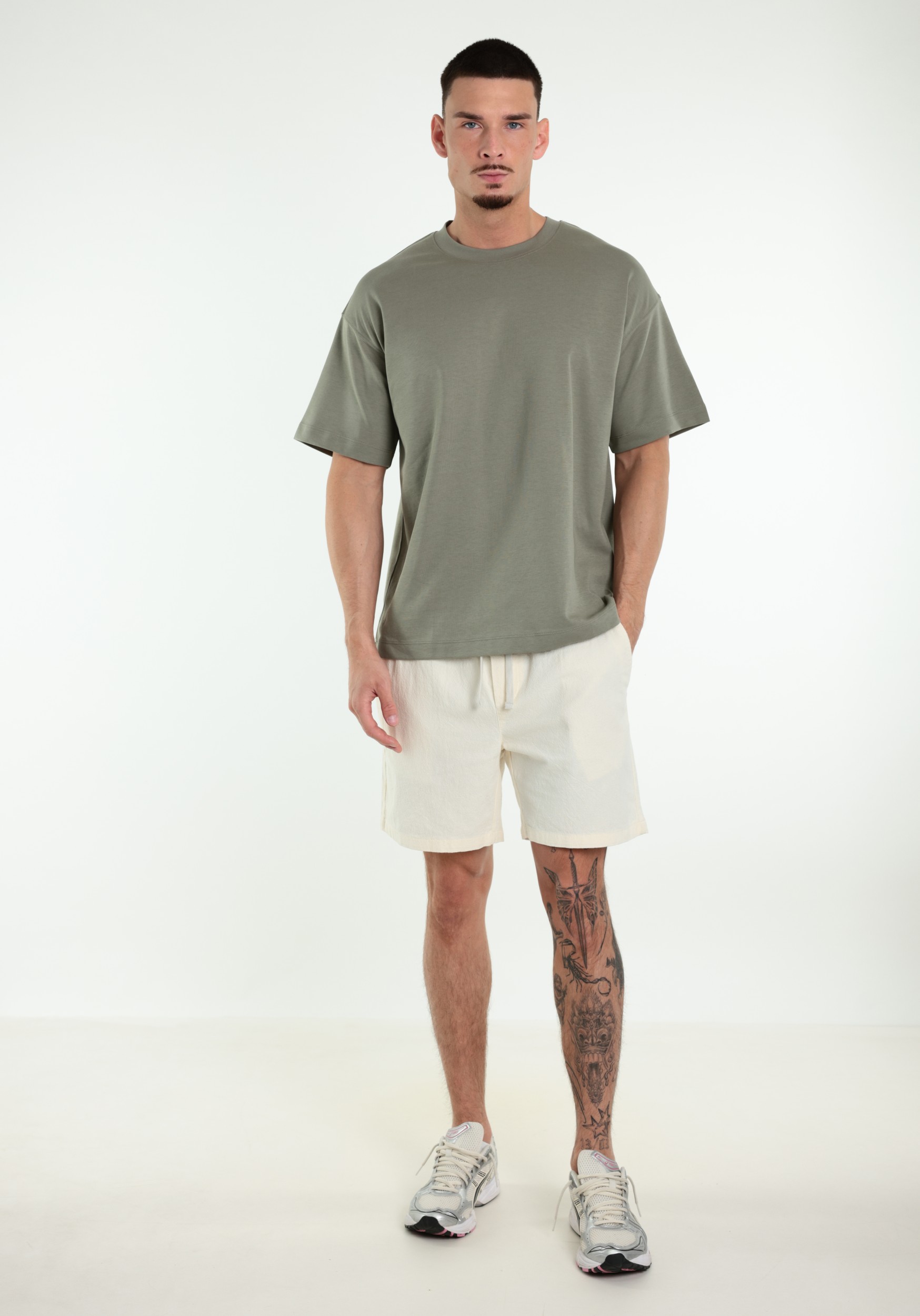 JACK & JONES T-shirt Barron 12298906 Midden groen