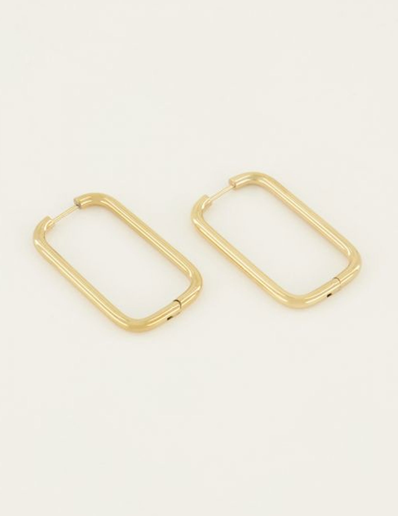 My Jewellery Oorbellen rechthoekig  MJ04937 Goud