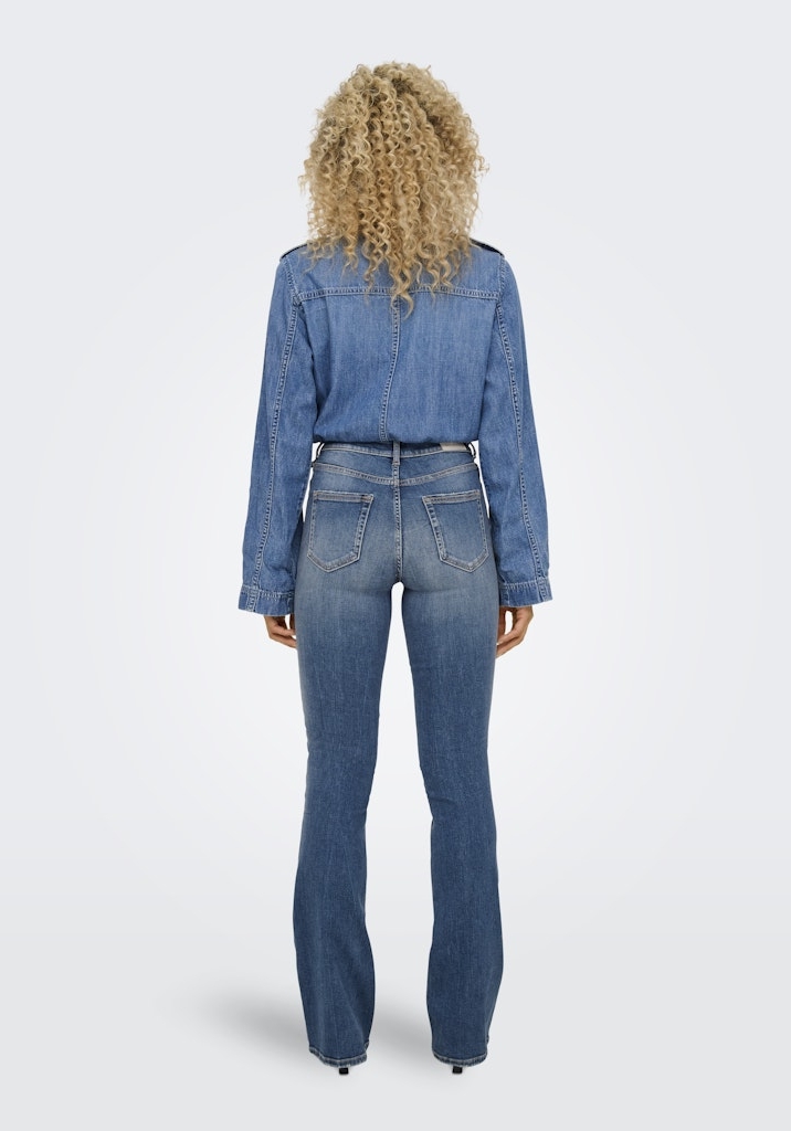 Only Jeans Blush flared 15339447 Jeans blauw