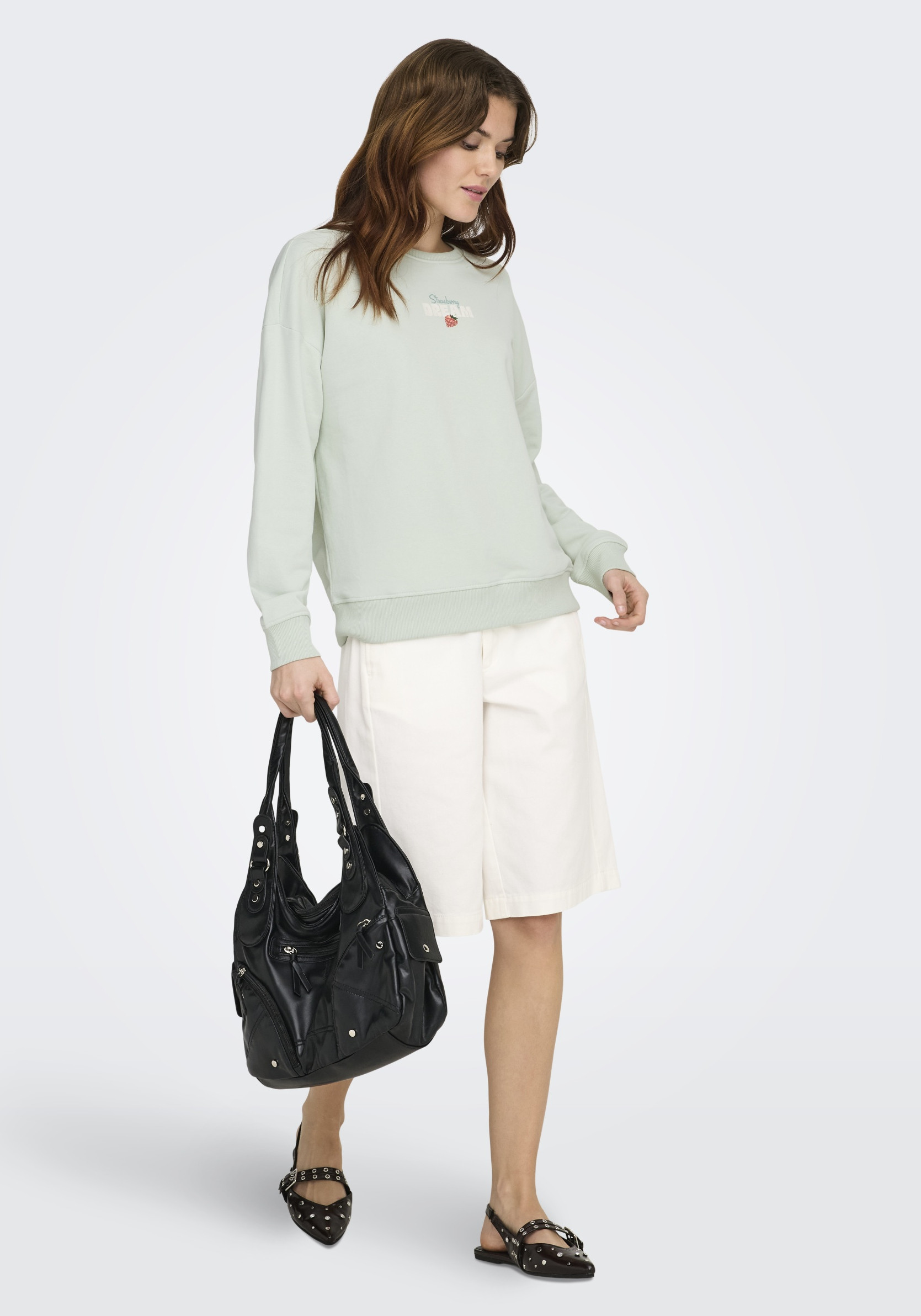 Only Sweater Kita 15373945 Licht groen