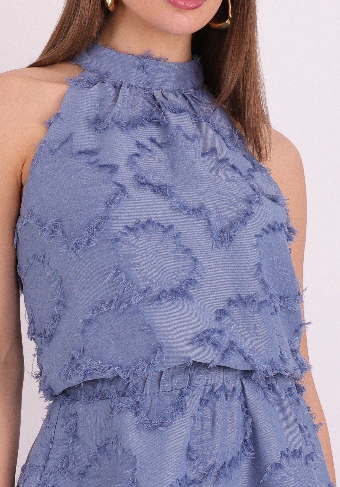 Studio Amaya Jurk Jole Jole Blauw