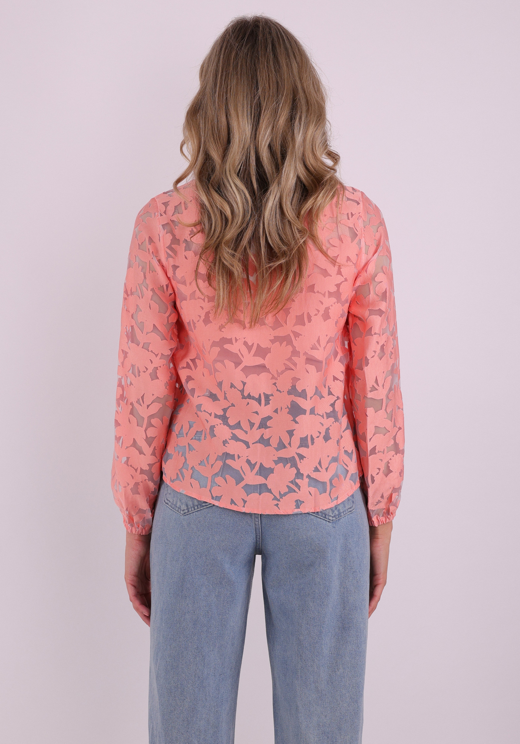 Tramontana Blouse Ausbrenner C29-19-301 Zalm