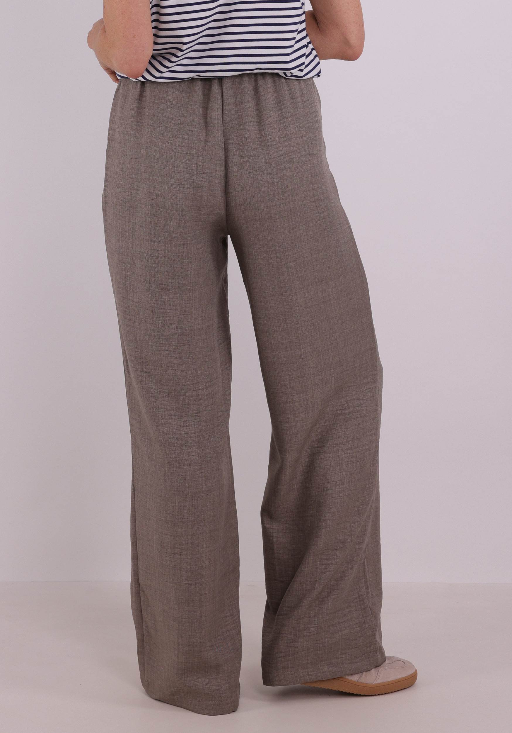 Vero moda Broek Melaney 10316385 Licht bruin