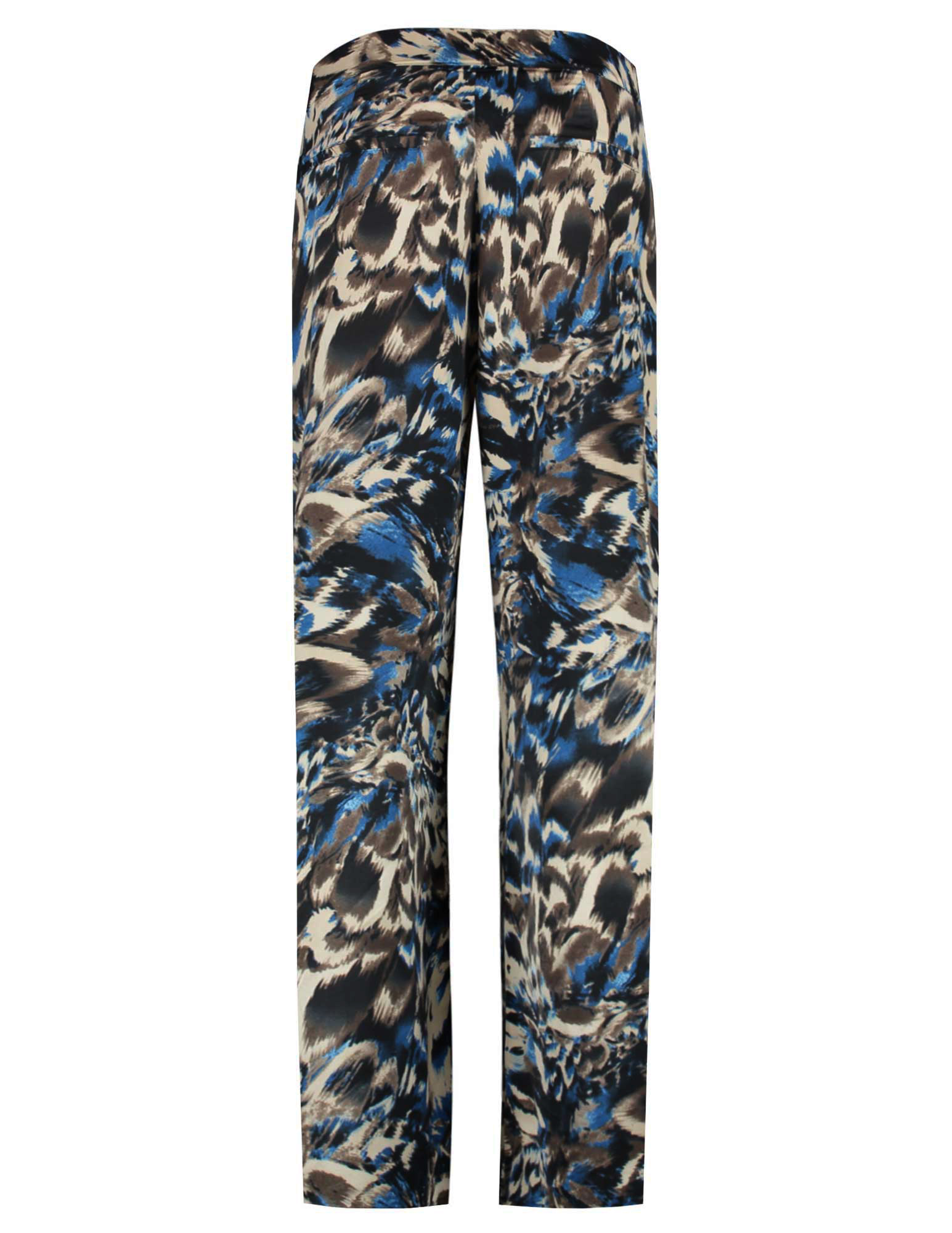 Amaya Amsterdam Broek met print Anna Blauw