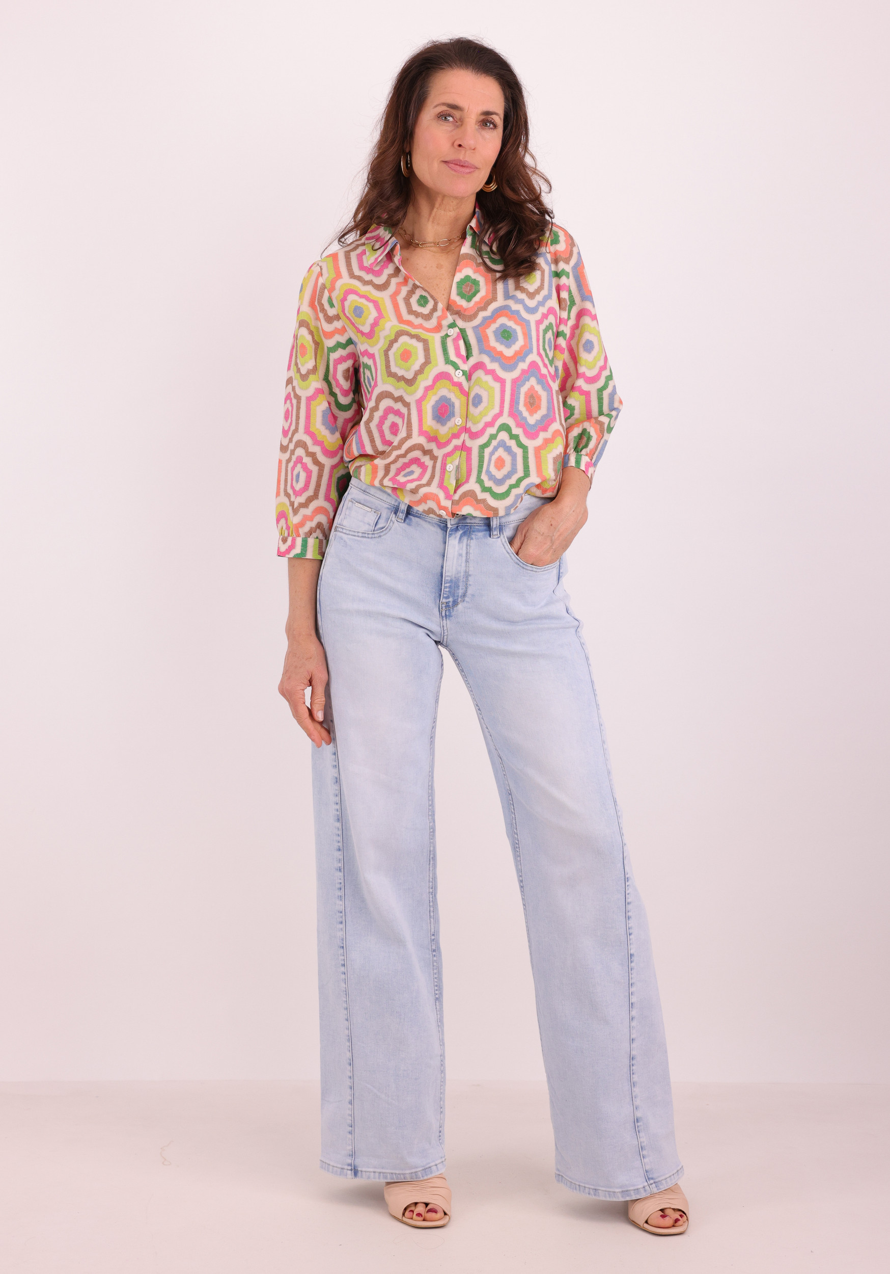 Red Button Jeans Claudette SRB4757 Licht blauw