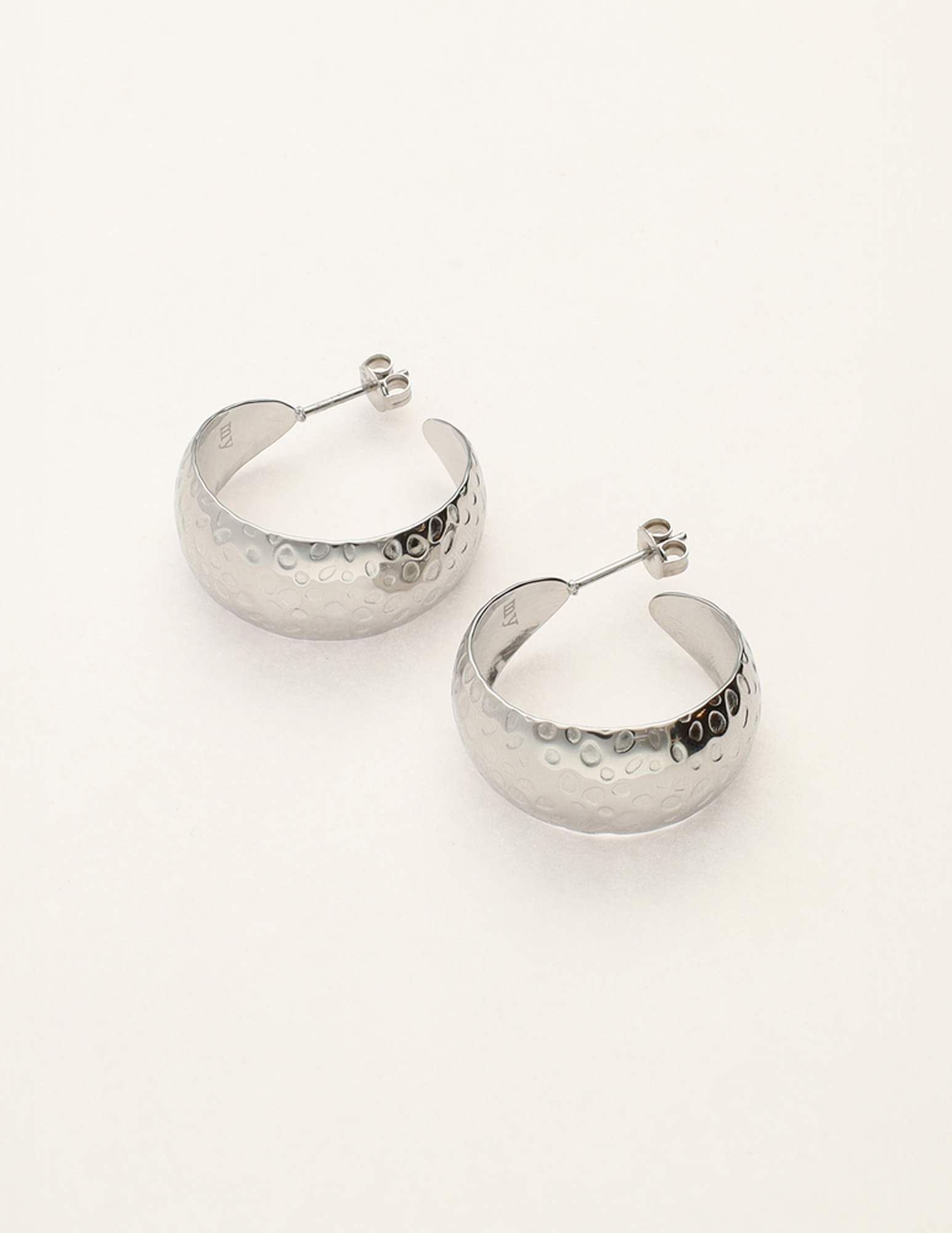 My Jewellery Oorringen met panterprint MJ12051 Zilver