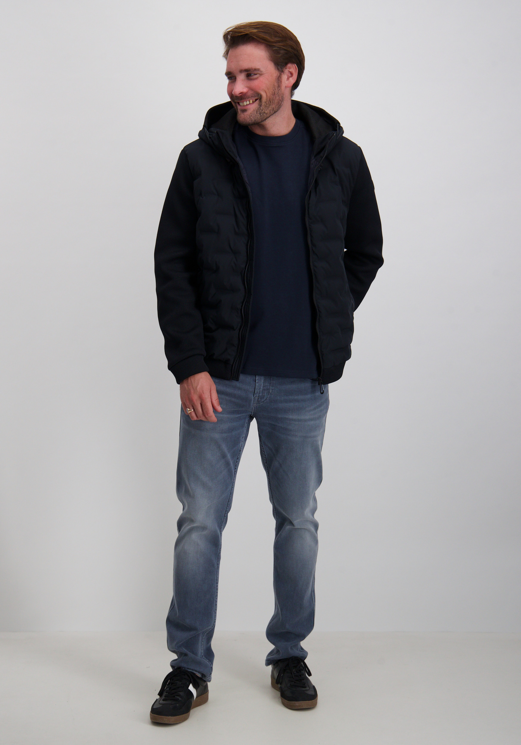 No Excess Jacket 29630819SN Donker blauw