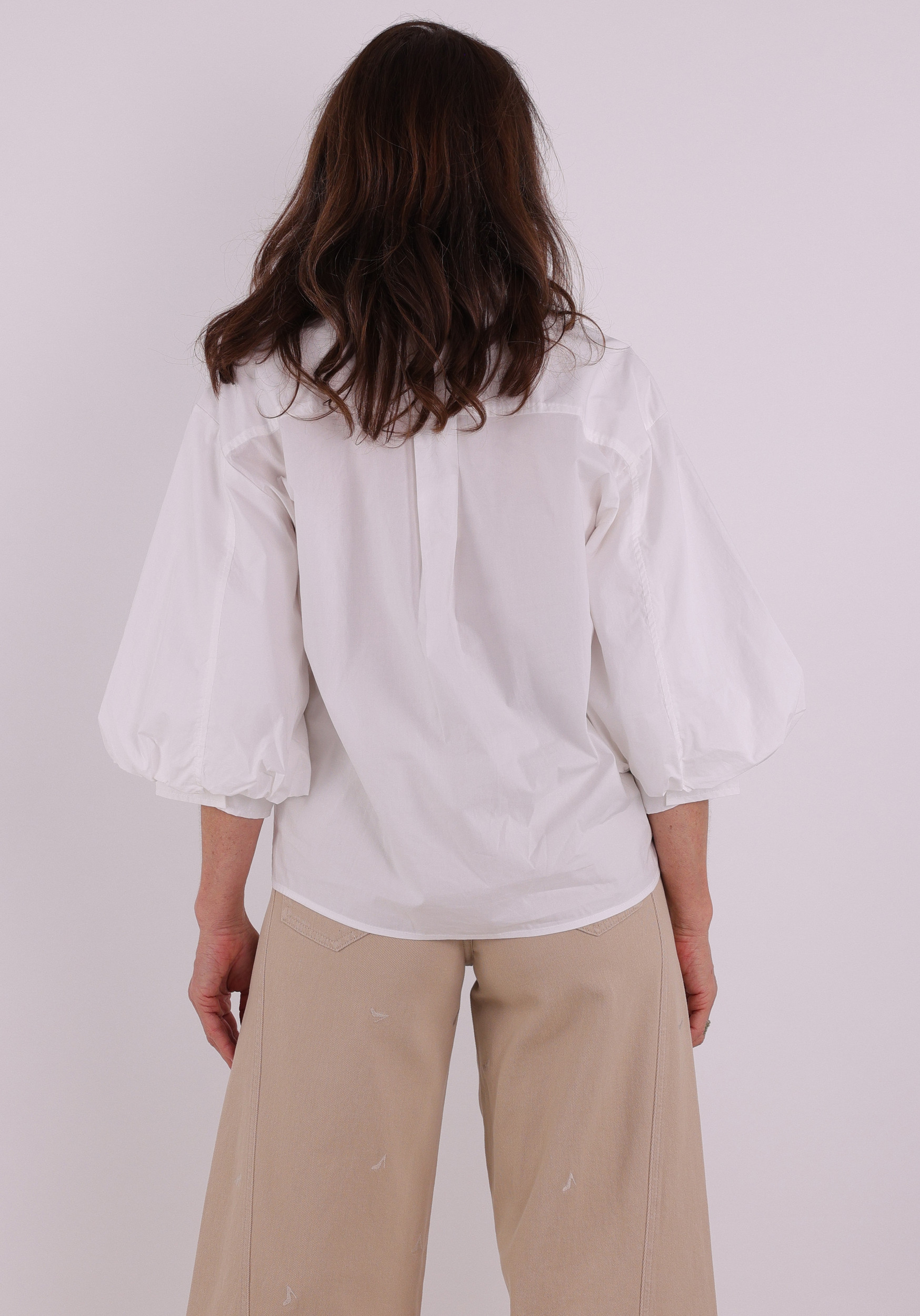 Tramontana Blouse Poplin O02-19-301 Wolwit-ecru