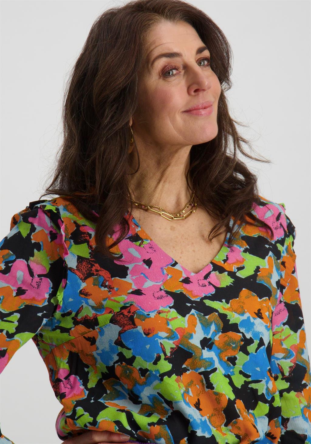 Ichi Blouse Ganava 20120378 Multi