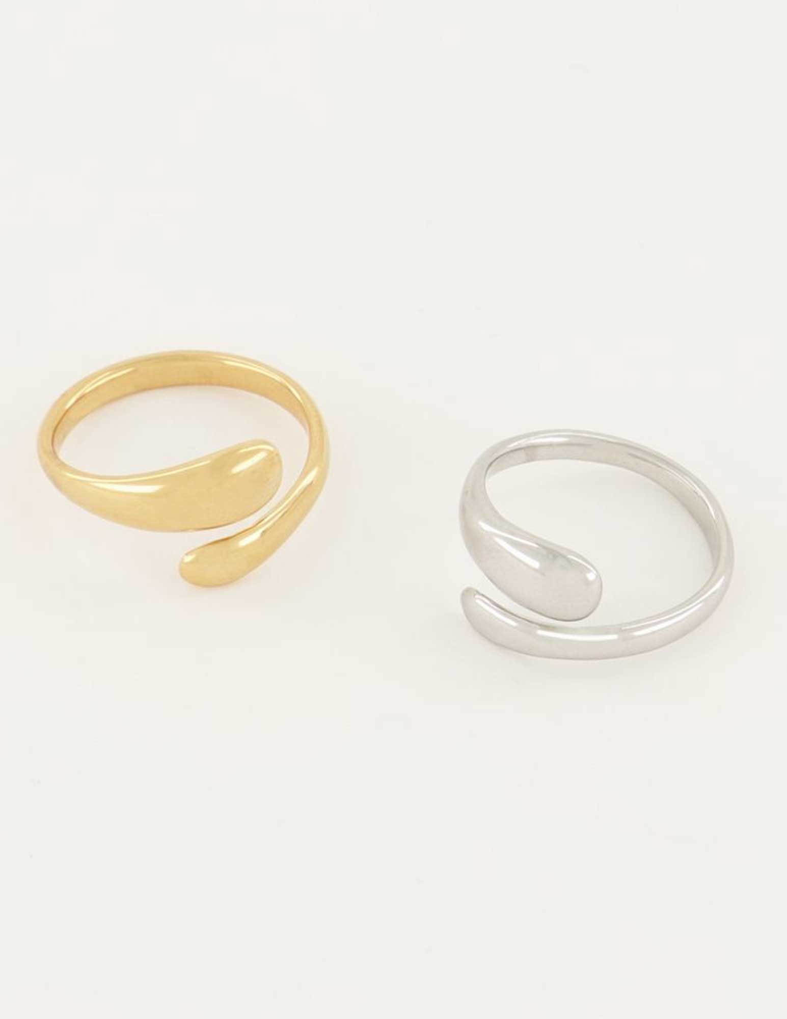 My Jewellery Wikkelring klassiek MJ05628 Zilver