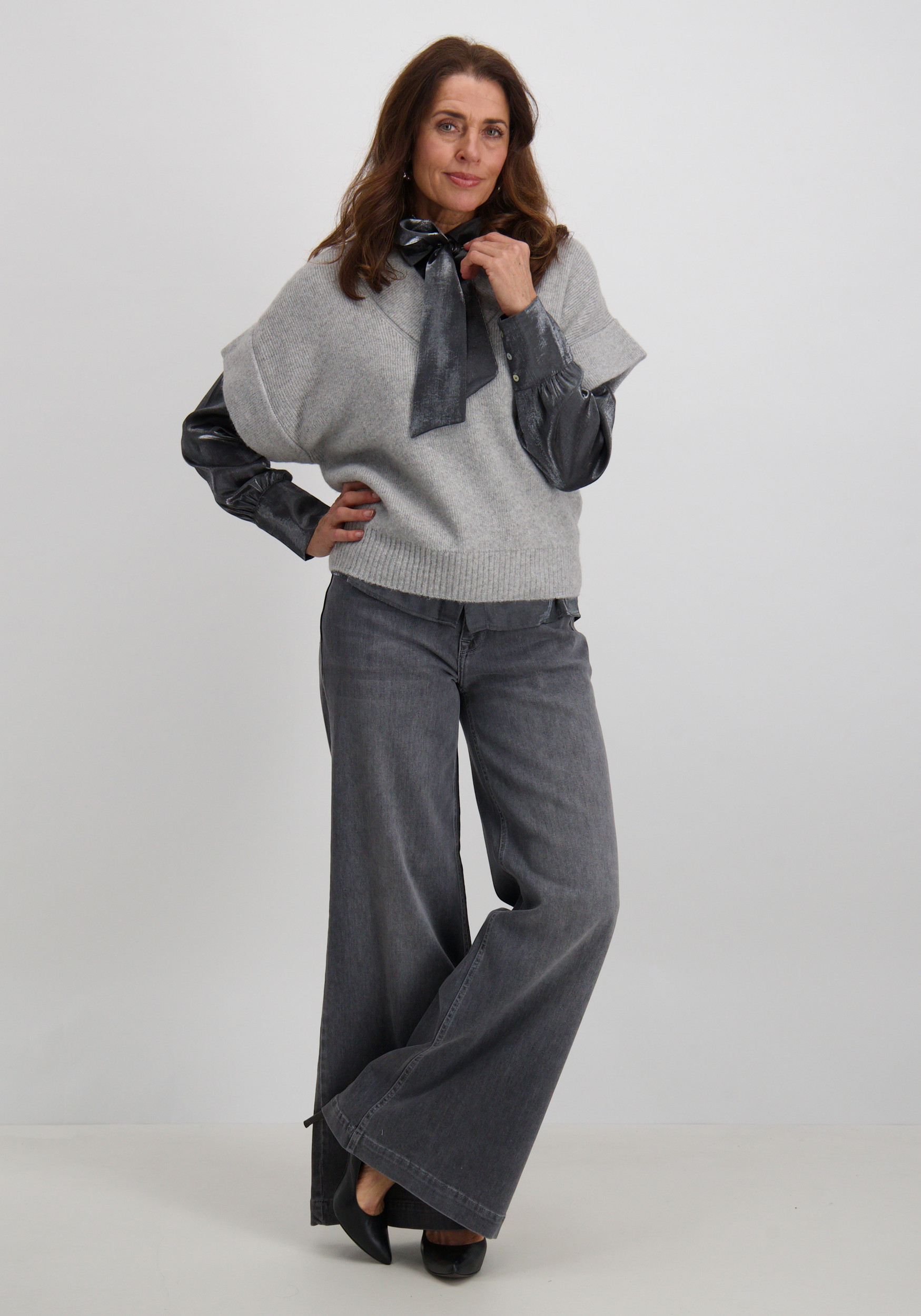 Tramontana Spencer Y04-18-602 Midden grijs