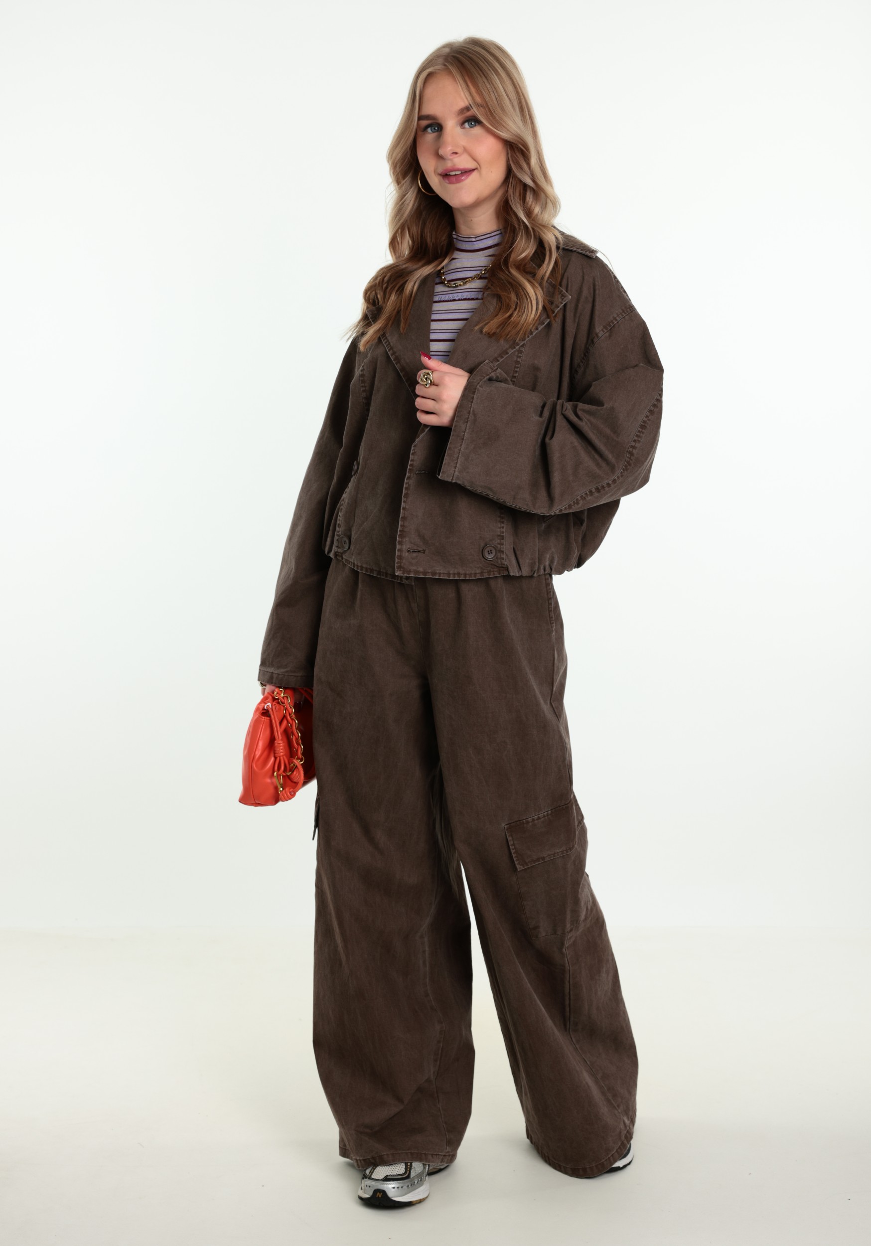 Refined Department Trenchcoat Jolanda R2610446294 Bruin