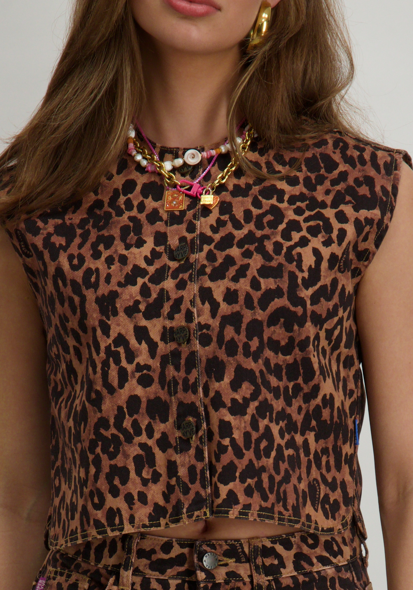 Harper & Yve Gilet Gilly HS25R200 Bruin