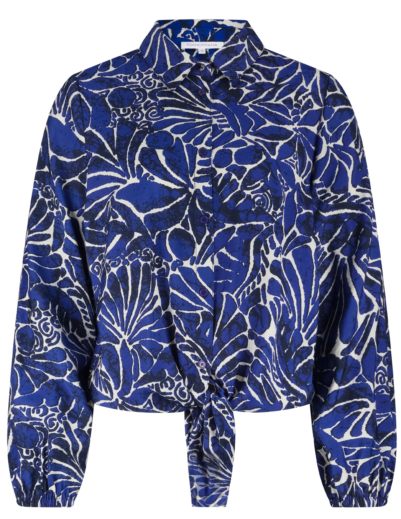 Tramontana Blouse Bloom ink C31-19-301 Blauw