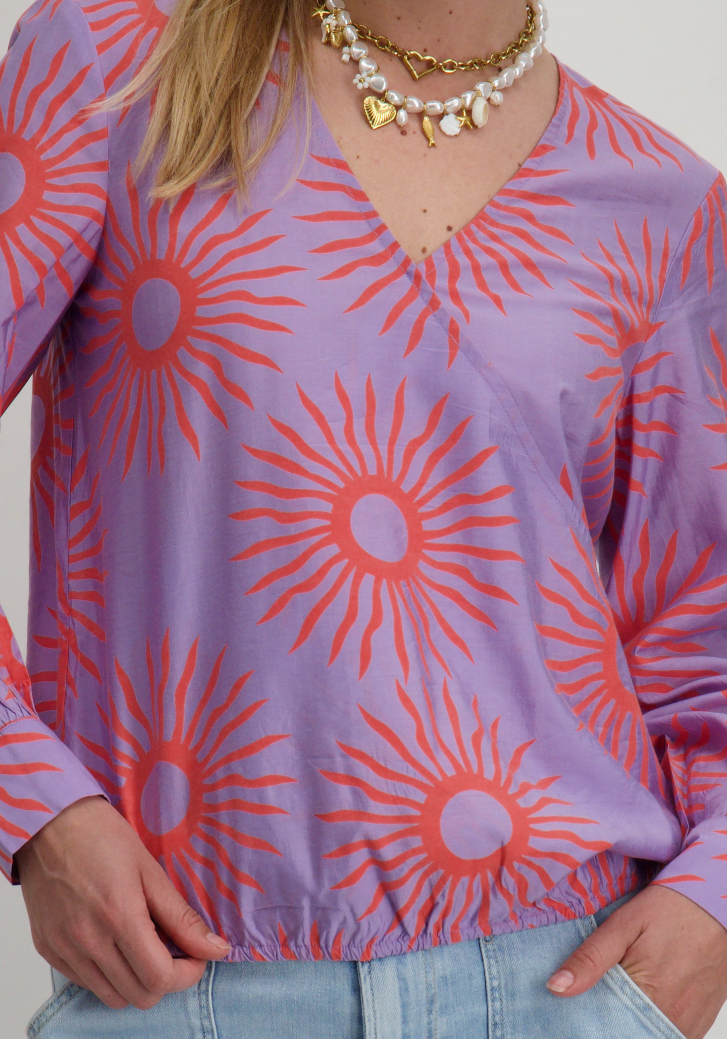 Vila Blouse Boa 14108638 Licht paars