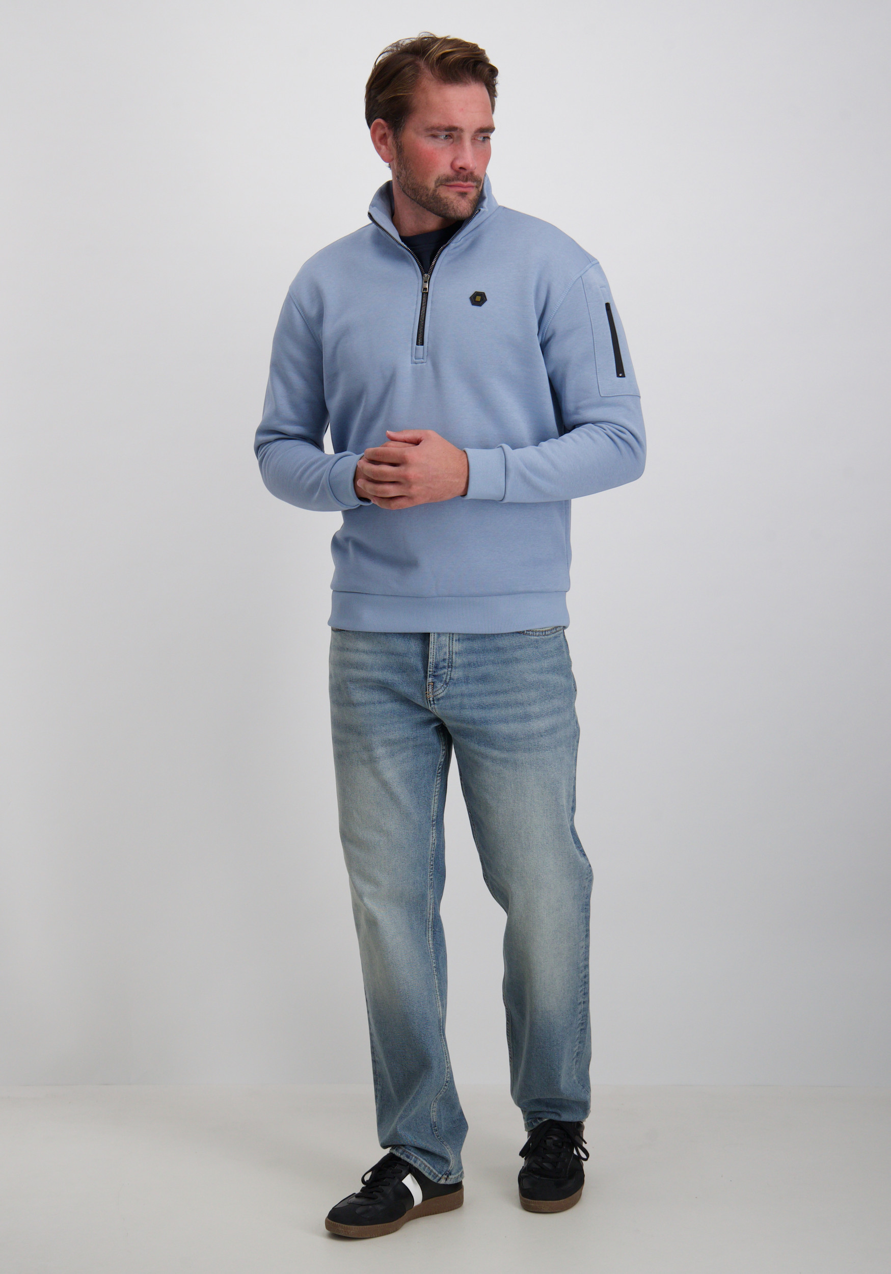 No Excess Sweater 29130851 Licht blauw