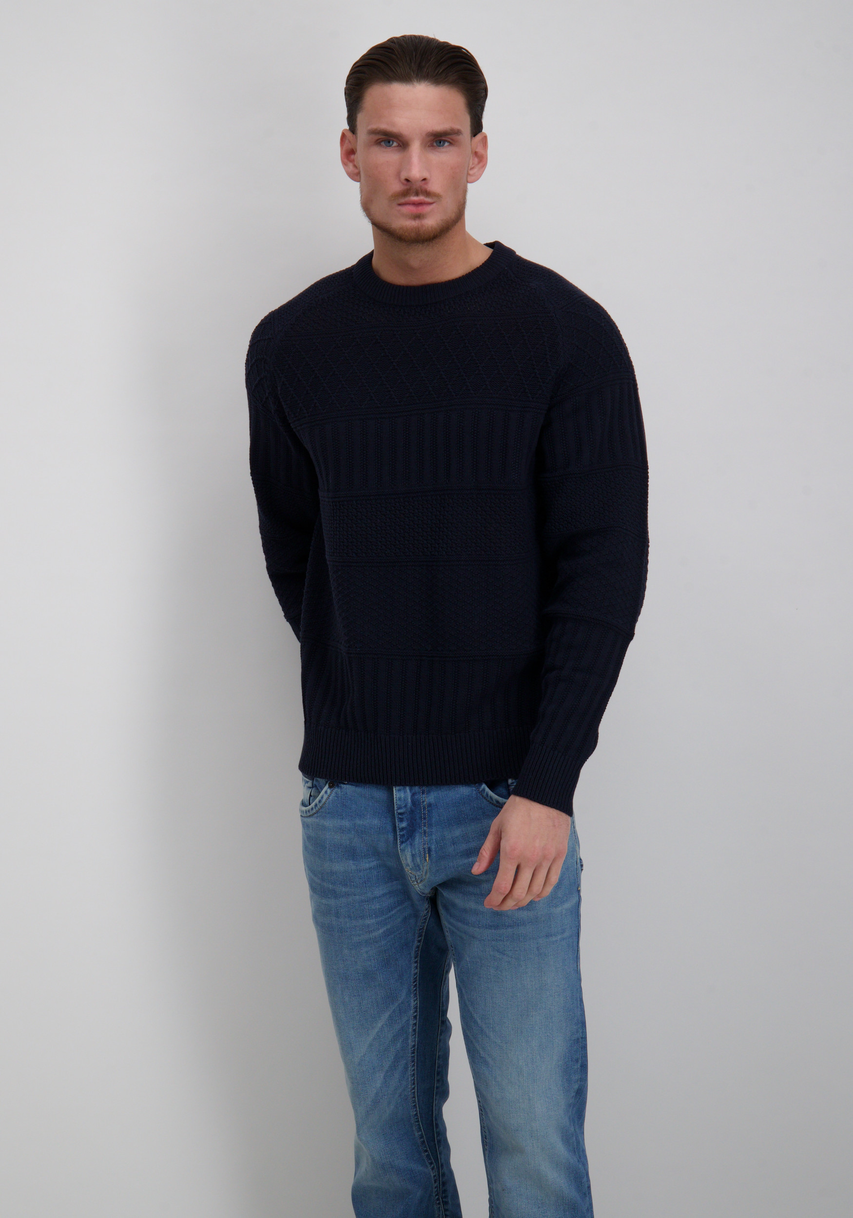 ONLY & SONS Trui Alkan 22037977 Donker blauw