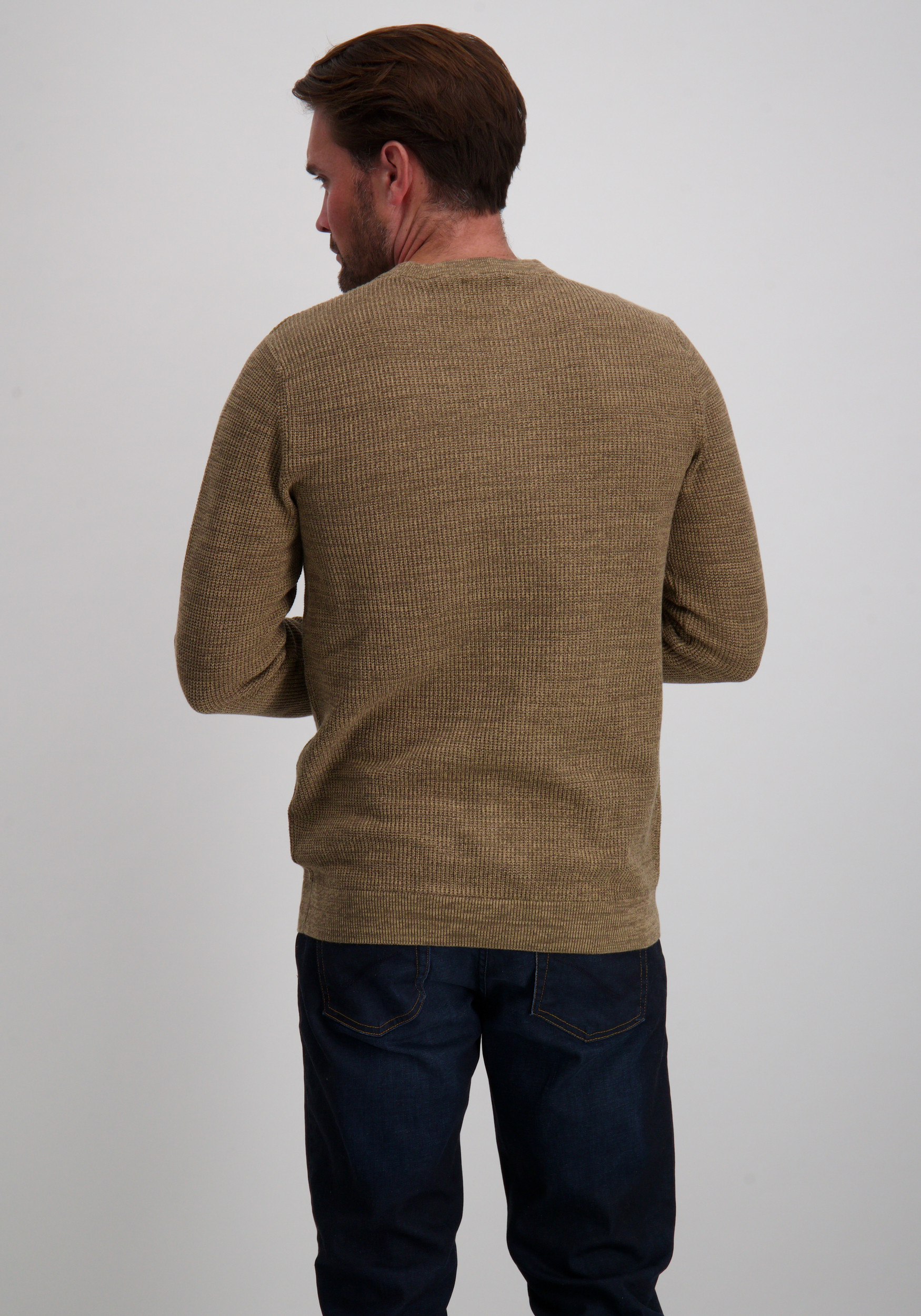 Petrol Trui M-3050-KWR225 Licht bruin