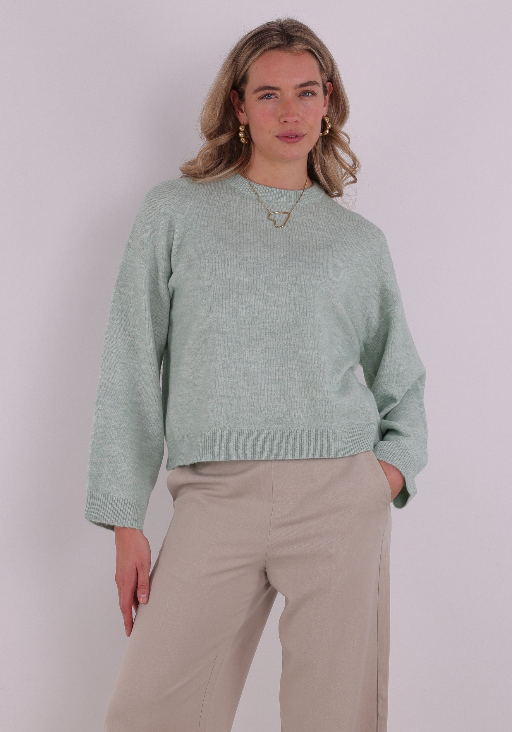 Only Trui Simoni 15368976 Licht groen