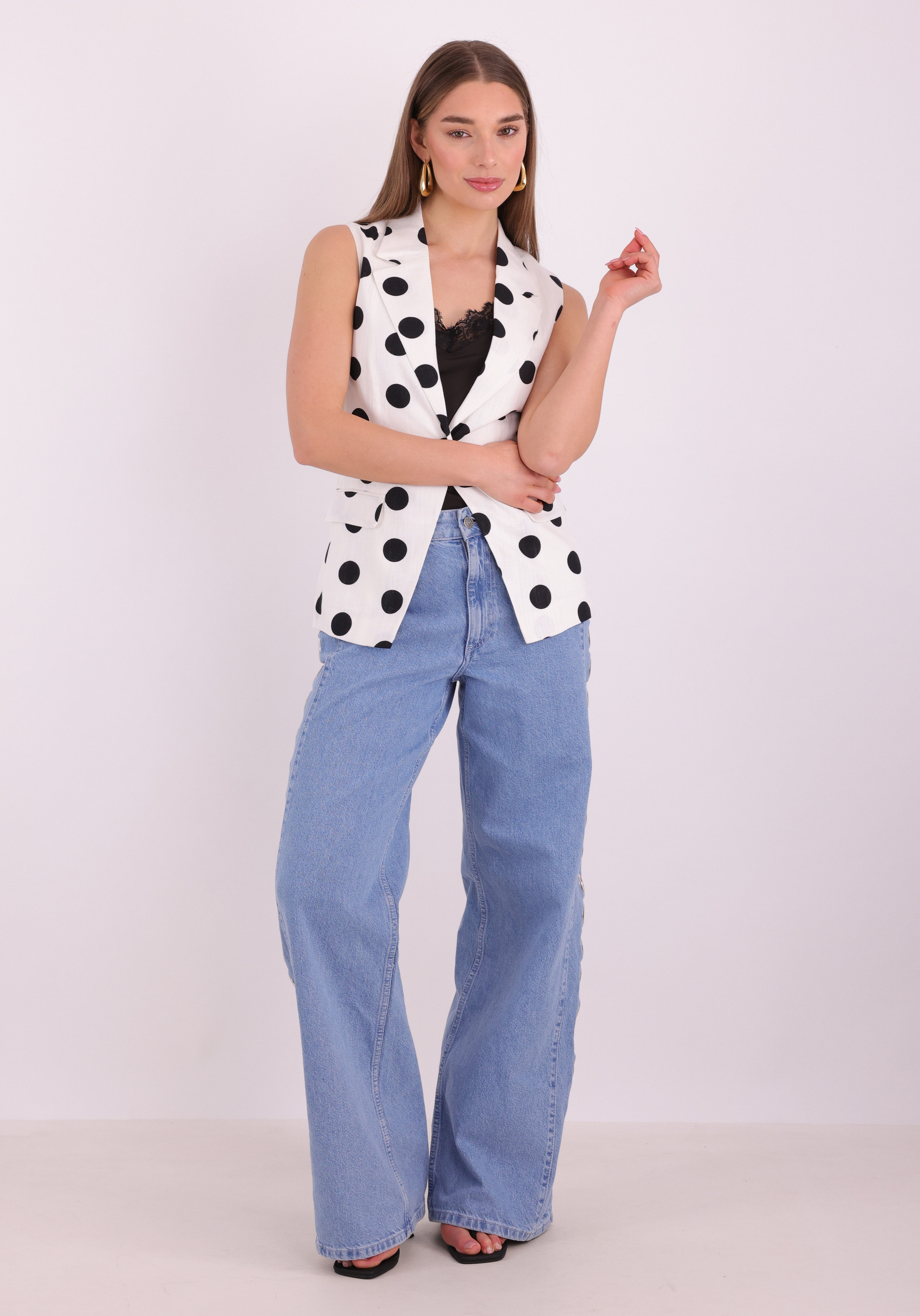 ONLY Gilet Viesta 15375017 Wolwit-ecru