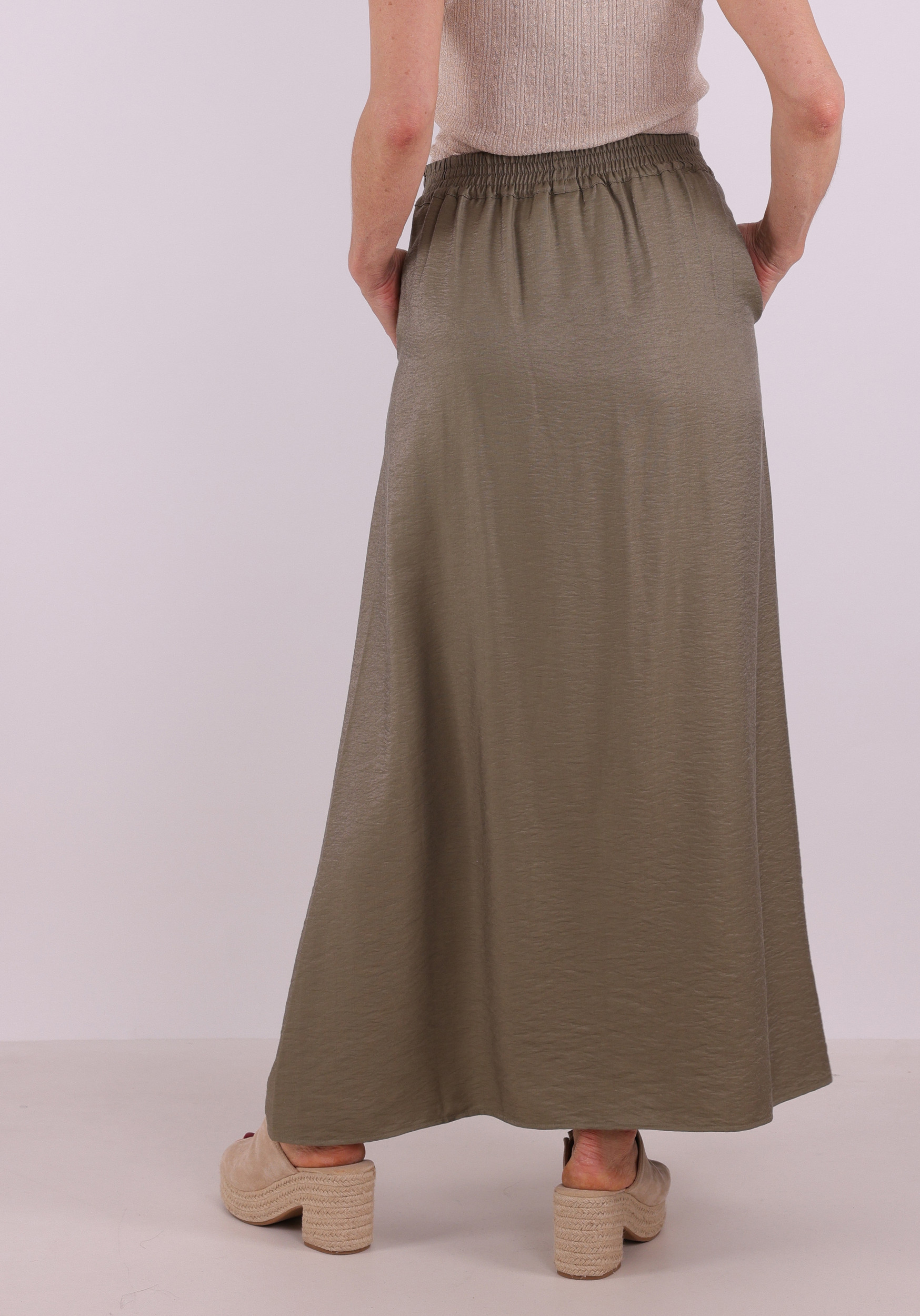 Jansen Amsterdam Rok DAHLIA SS26 Leger Groen