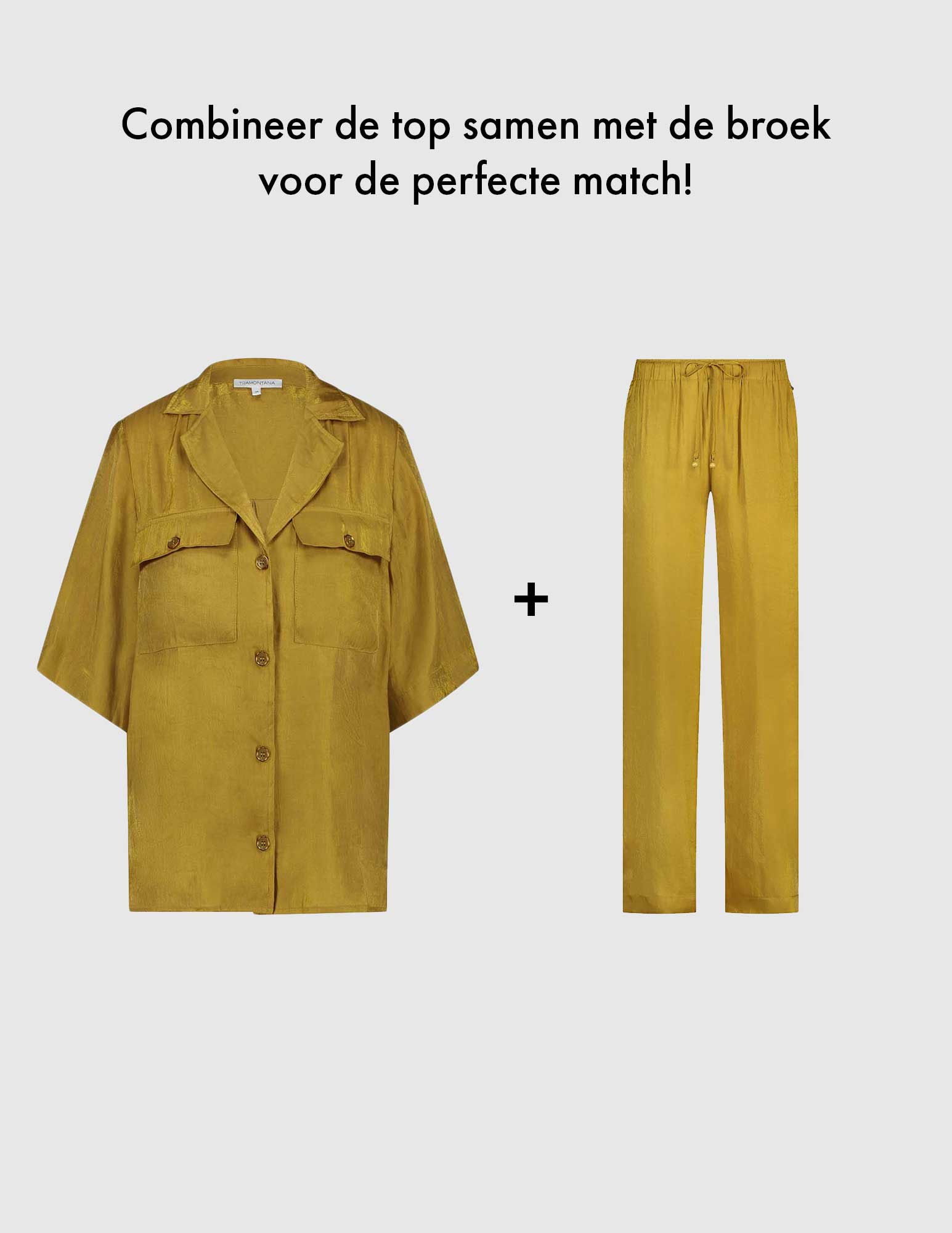 Tramontana Blouse Shimmer C16-16-301 Khaki