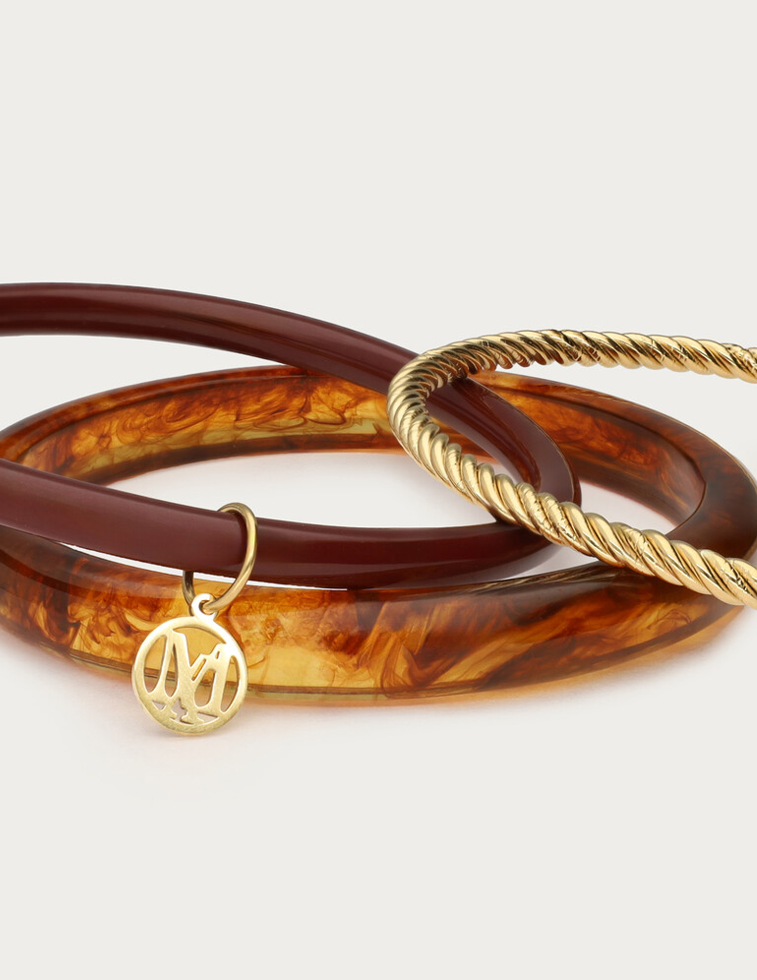 My Jewellery Bangle set resin MJ15221 Goud