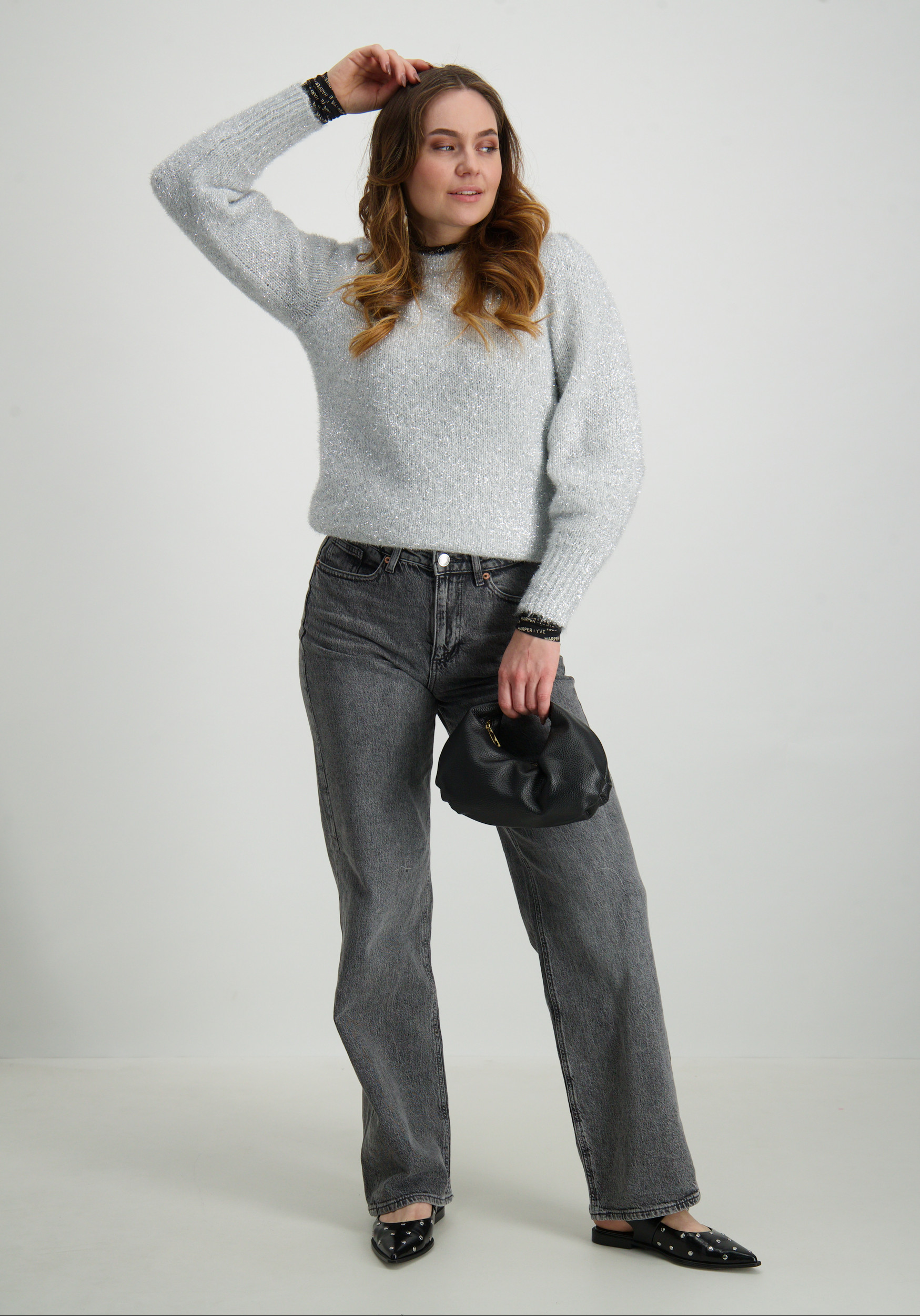 Vero moda Tessa Jeans 10287304 Grijs