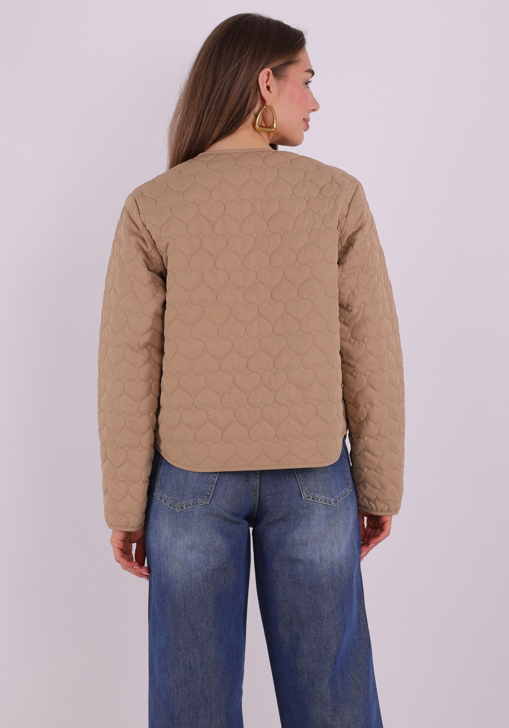 Only Jacket heart quilted 15366265 Bruin