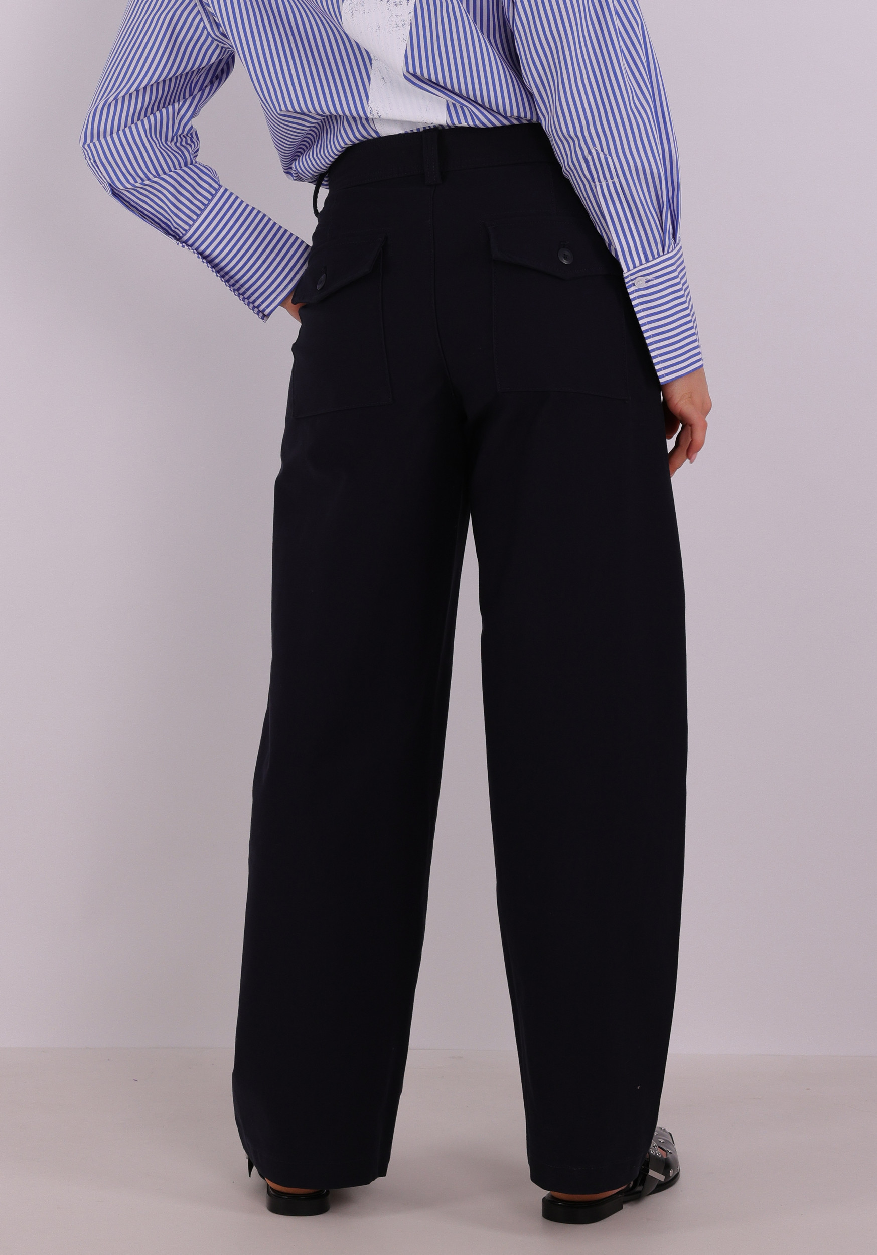 Only Barrel broek Clair 15371522 Donker blauw