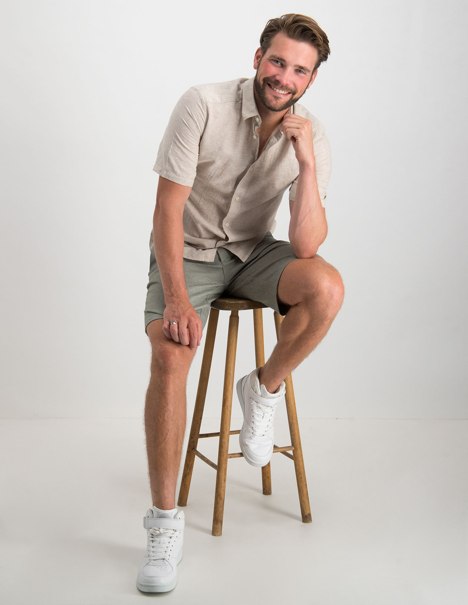 ONLY & SONS Overhemd Caiden 22009885 Beige