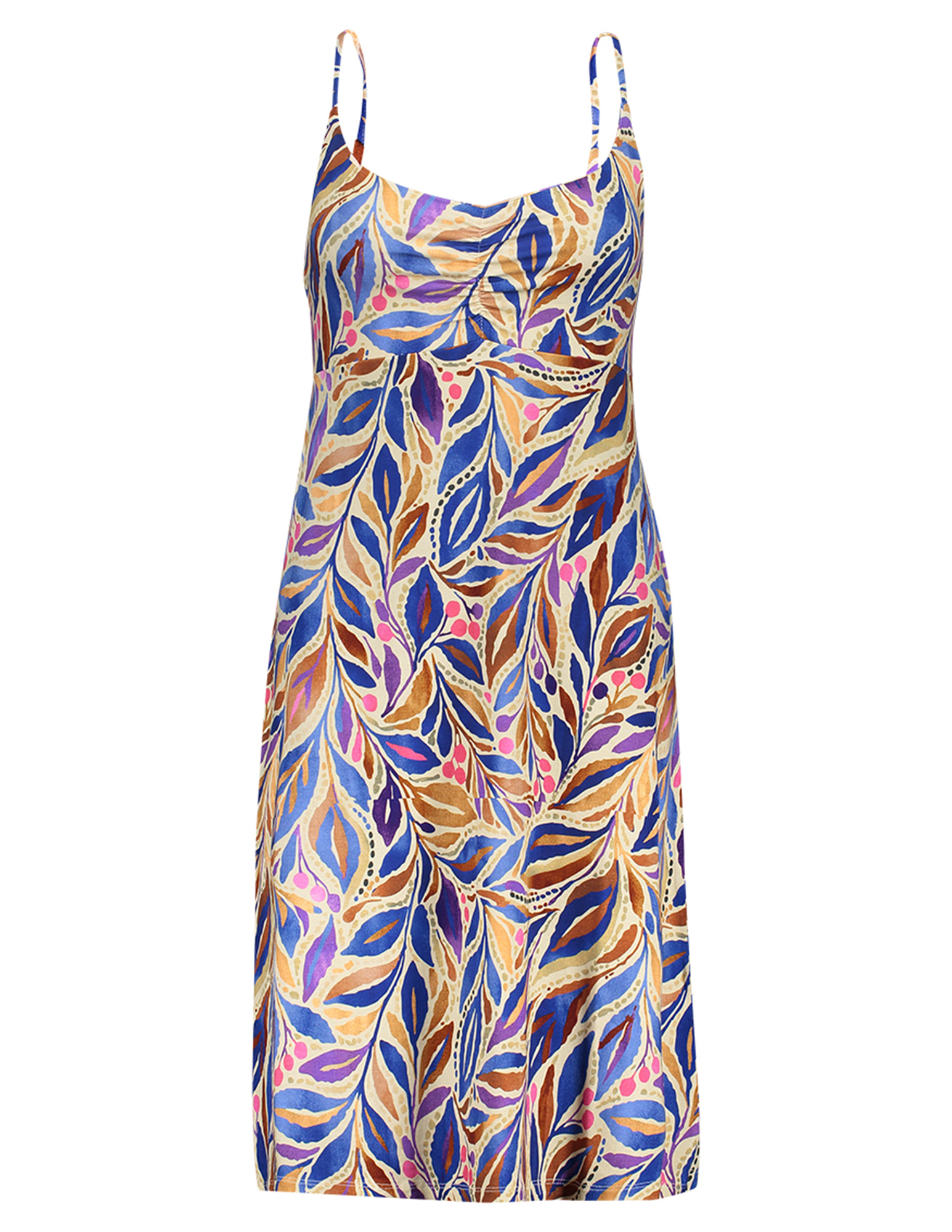 Geisha Jurk all-over print 67420-60 NOA Kobalt