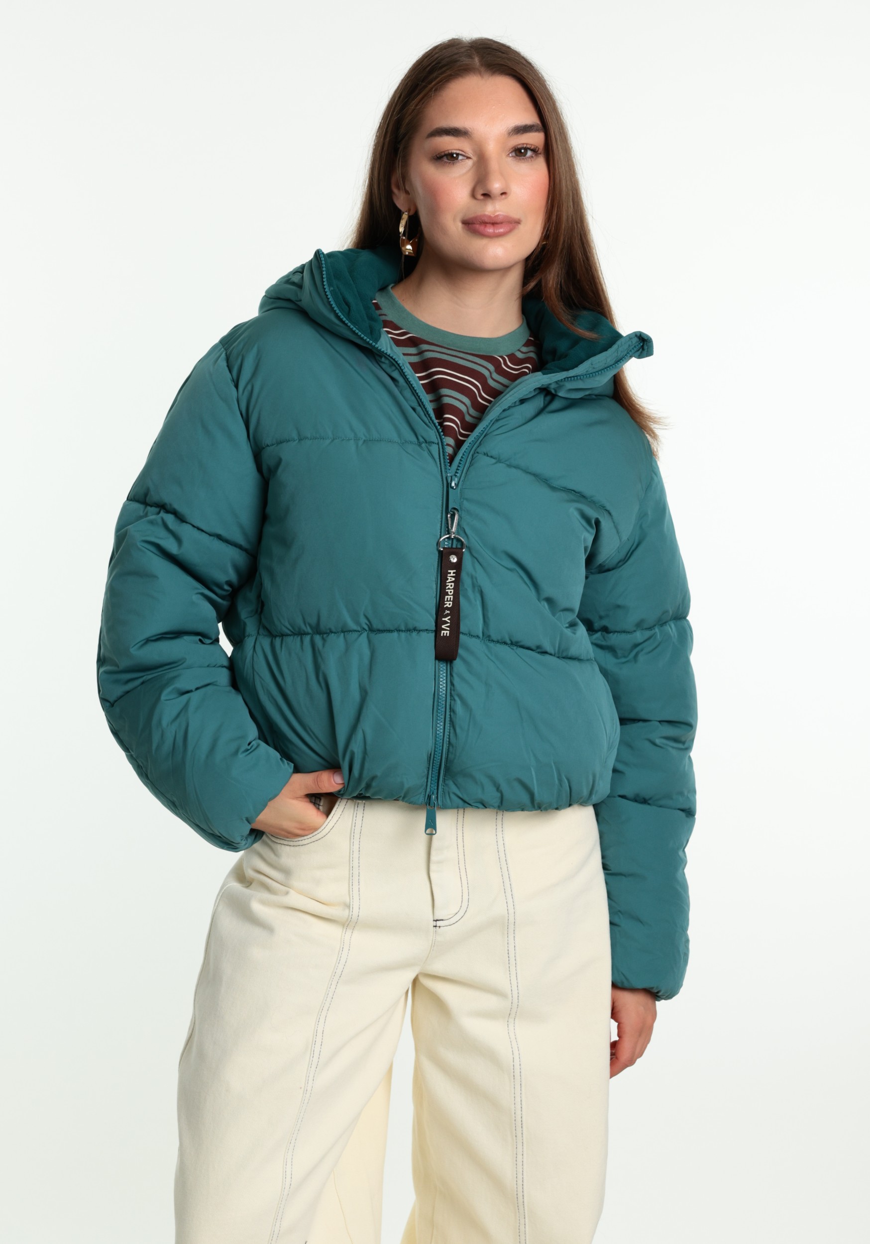 Harper & Yve Winterjas Ibby AW6N222 Turquoise
