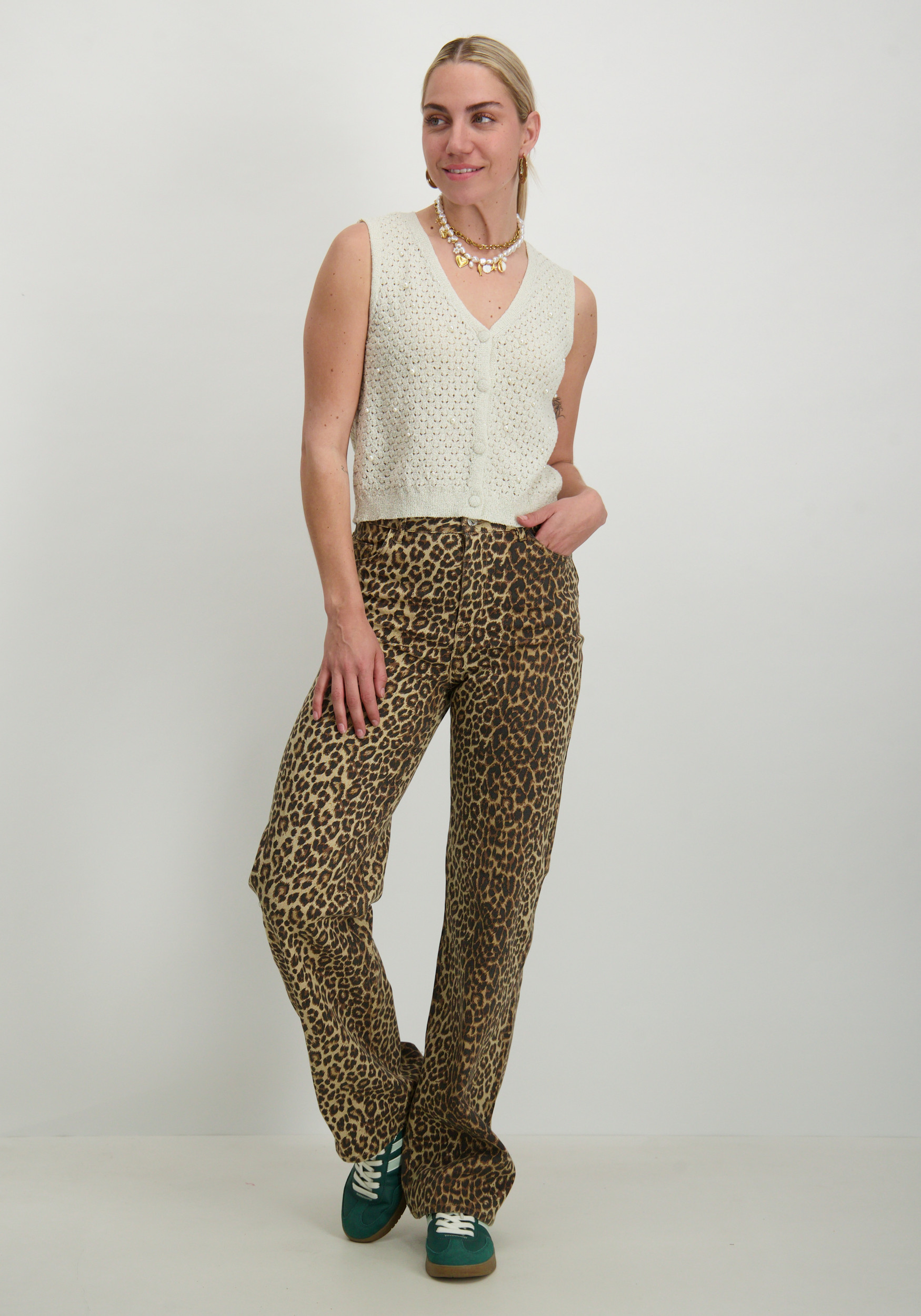 Vero moda Gilet Amalfi 10330705 Ecru