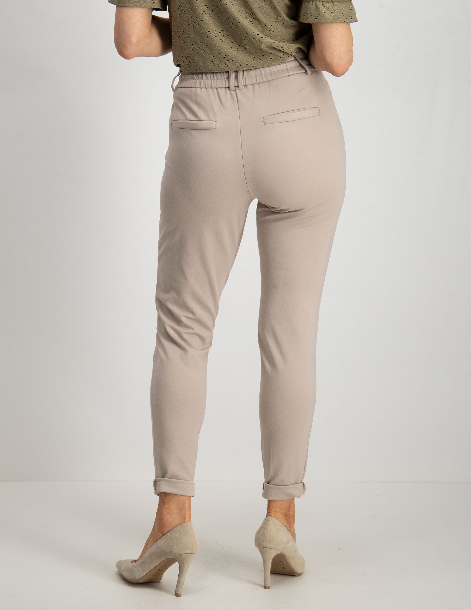 Only Broek Poptrash 15115847 Donker Beige