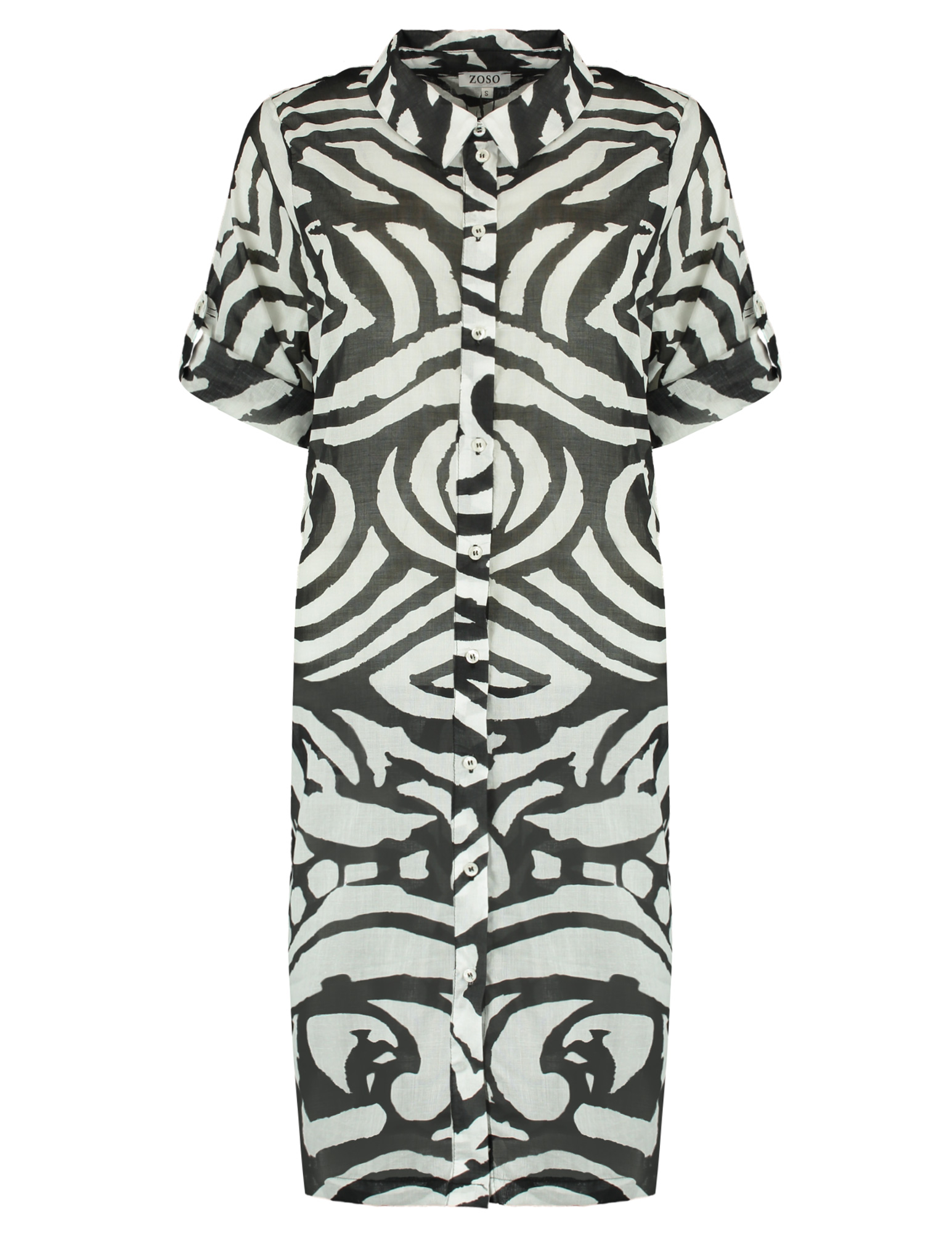 Zoso Jurk 253Evelien Zwart/Wit