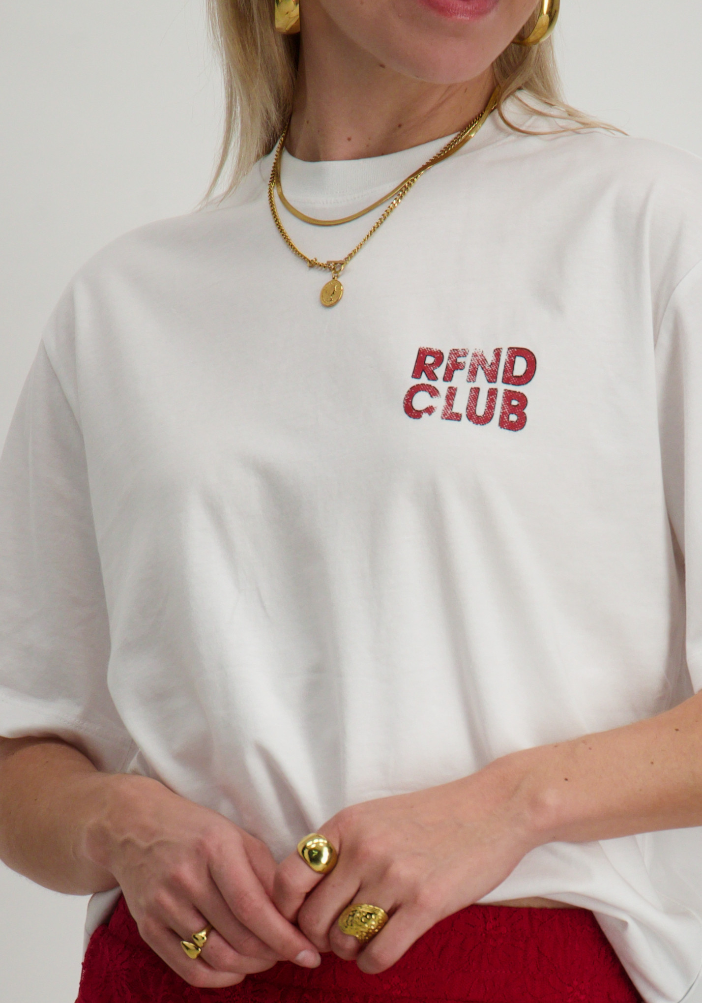 Refined Department T-shirt Maggy R2505713697 Wit