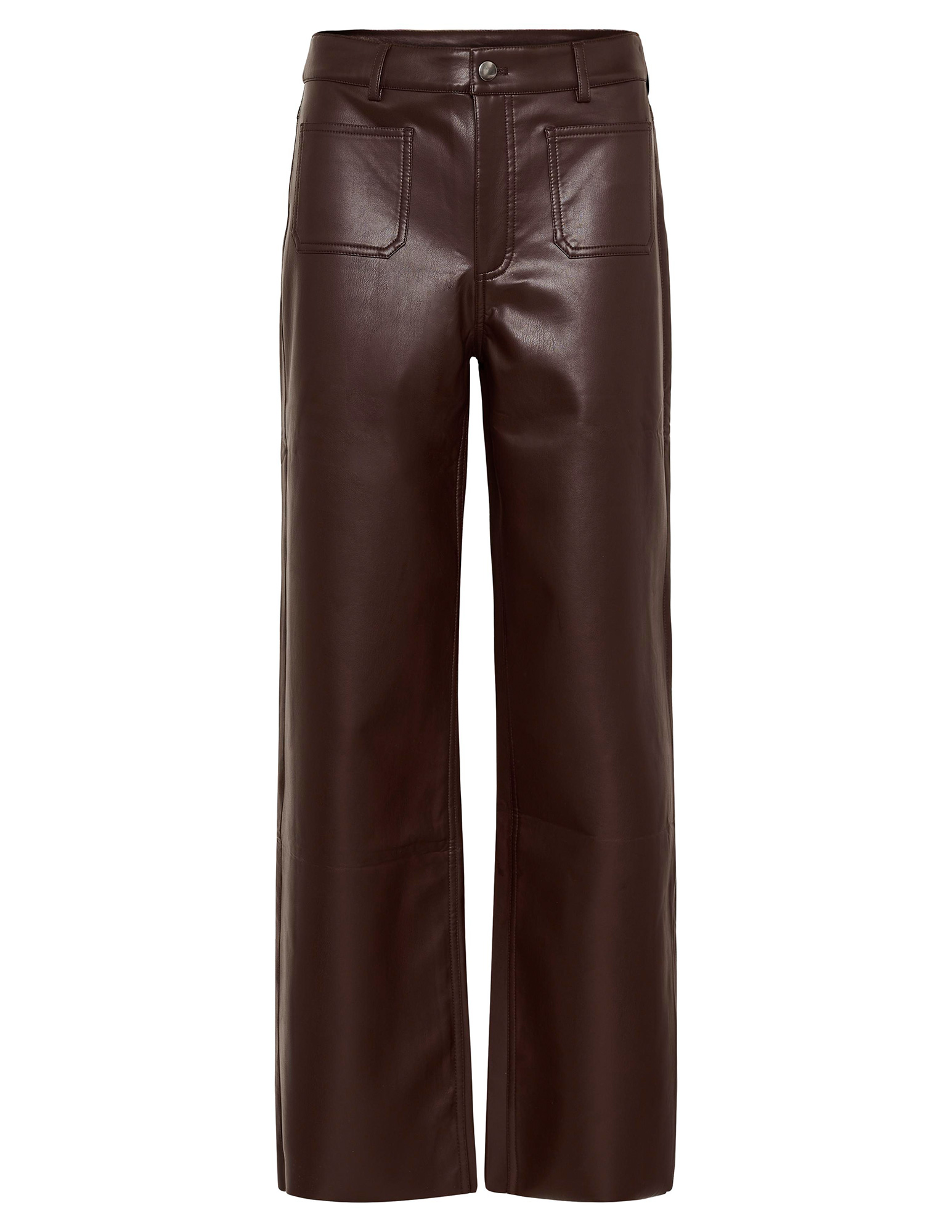 Kaffe Clothing Broek Mikka 10511030 Donker bruin