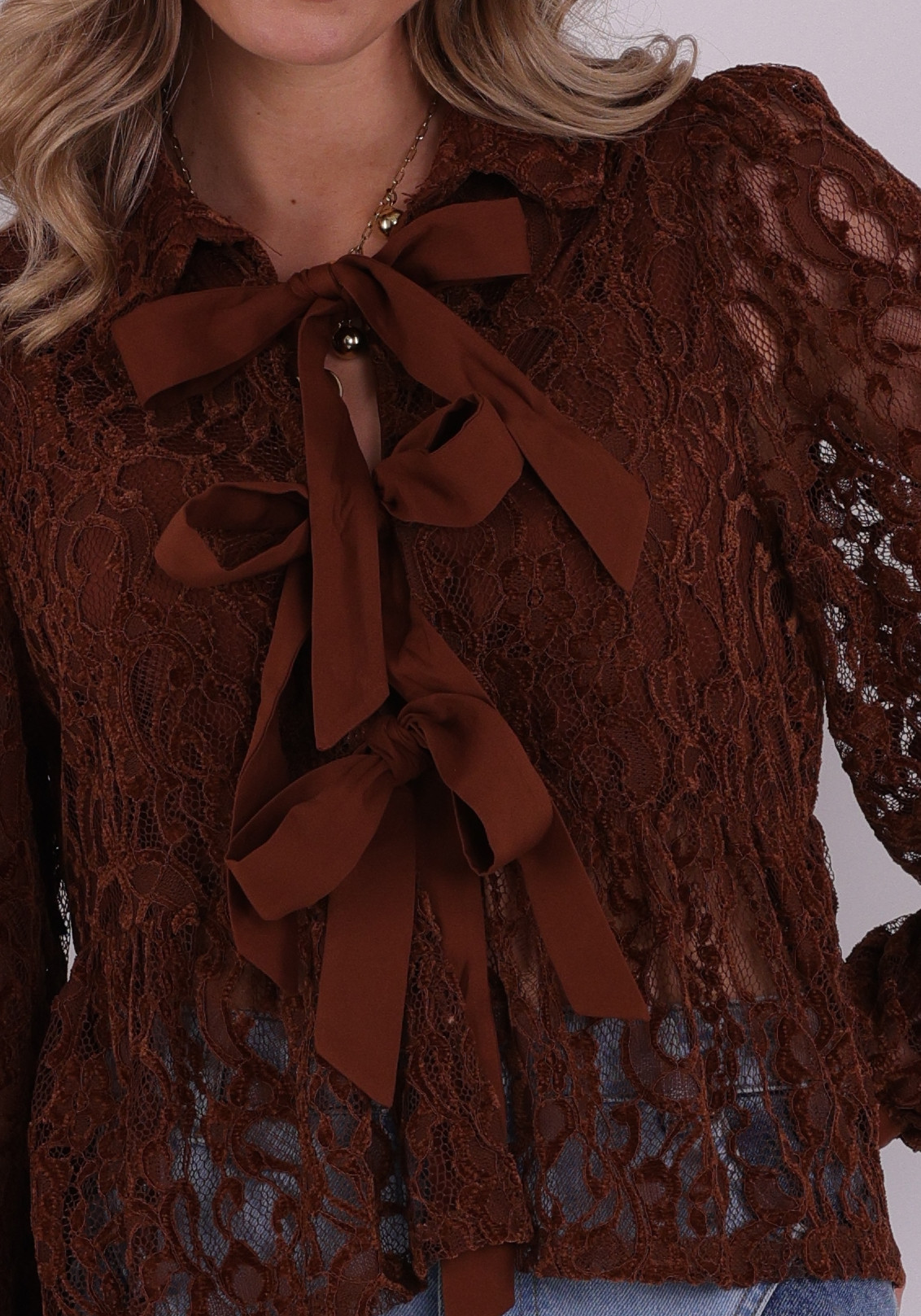 Harper & Yve Blouse Maral SS6P602 Bruin