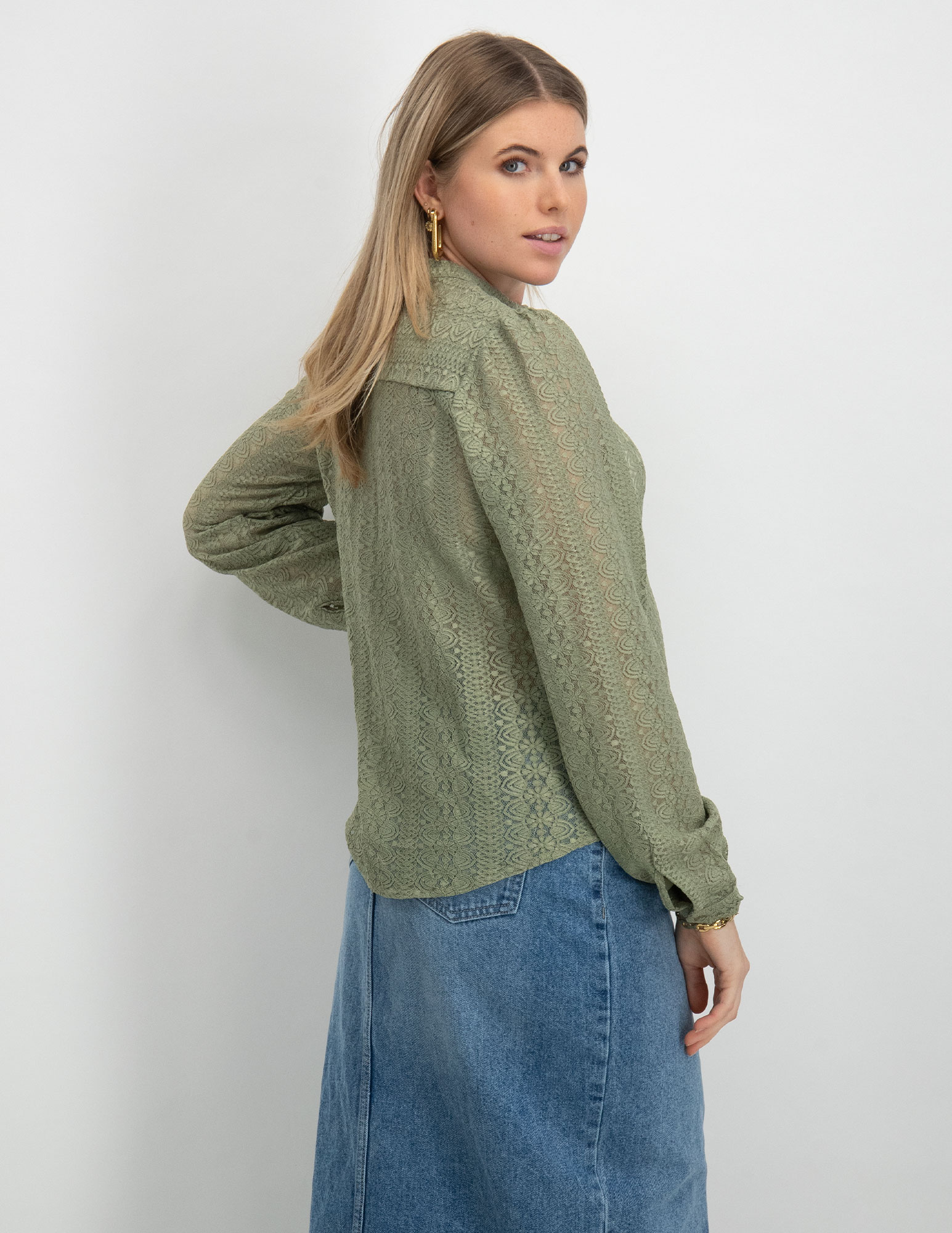 Vila Blouse Chikka 14082977 Groen