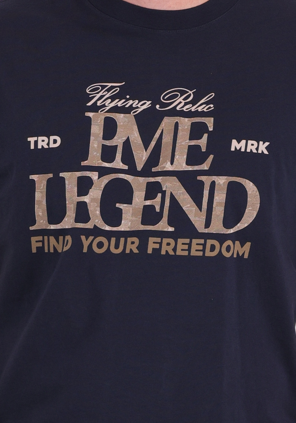 PME Legend T-shirt PTSS2604596 Donker blauw