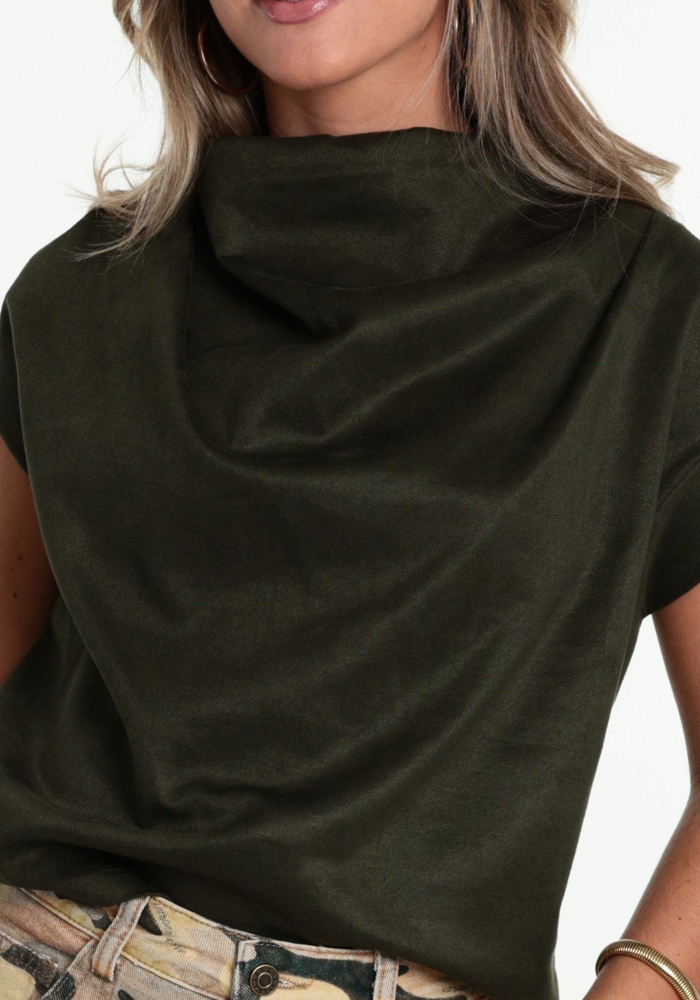 VERO MODA Top Brikka 10351510 Groen