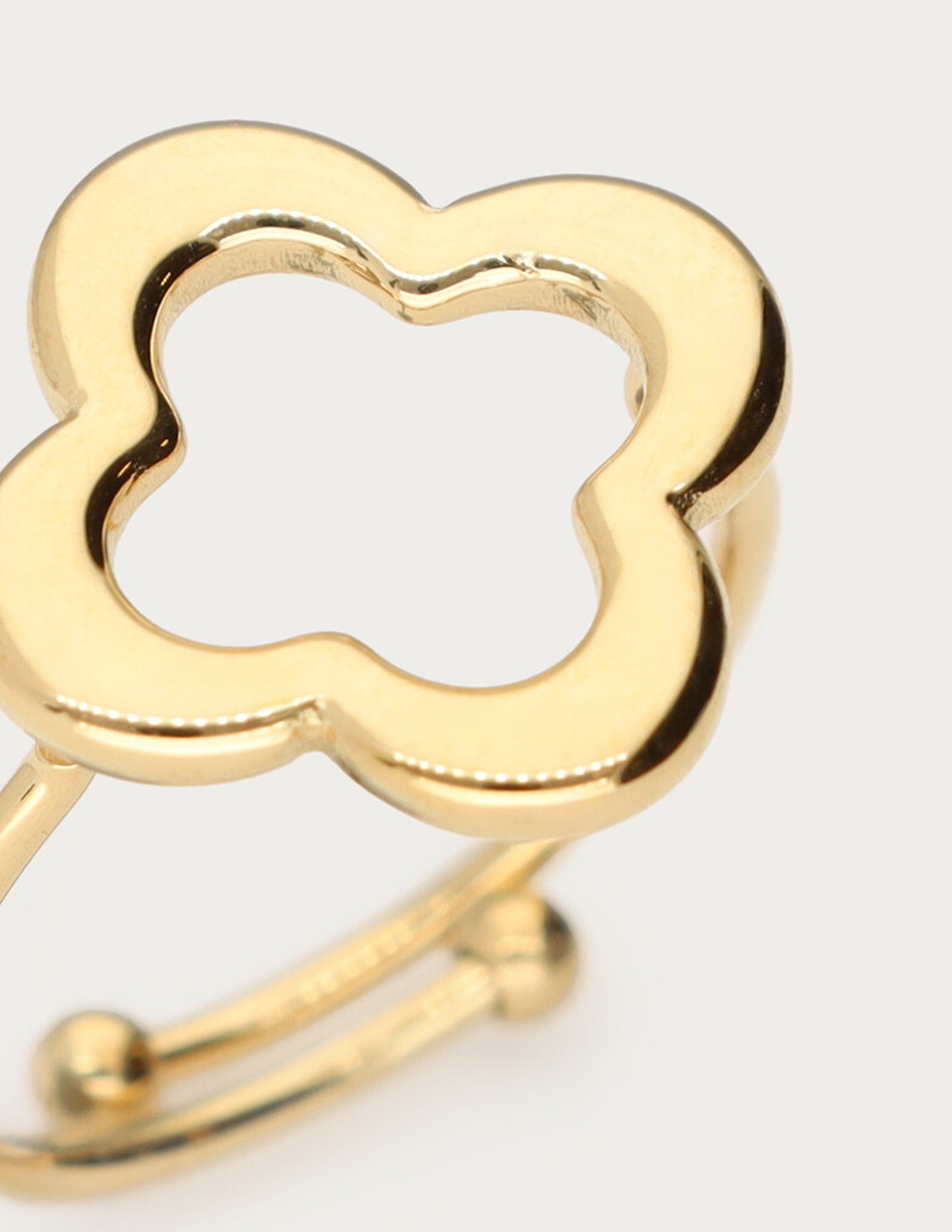 My Jewellery Bold statement ring klaver MJ12558 Goud