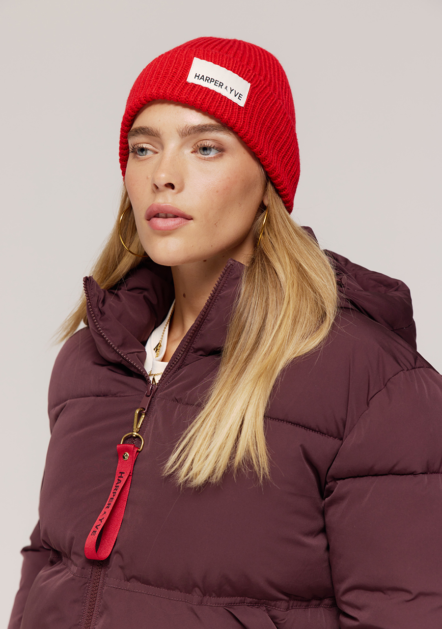 Harper & Yve Beanie harper AW25NACC01 Rood