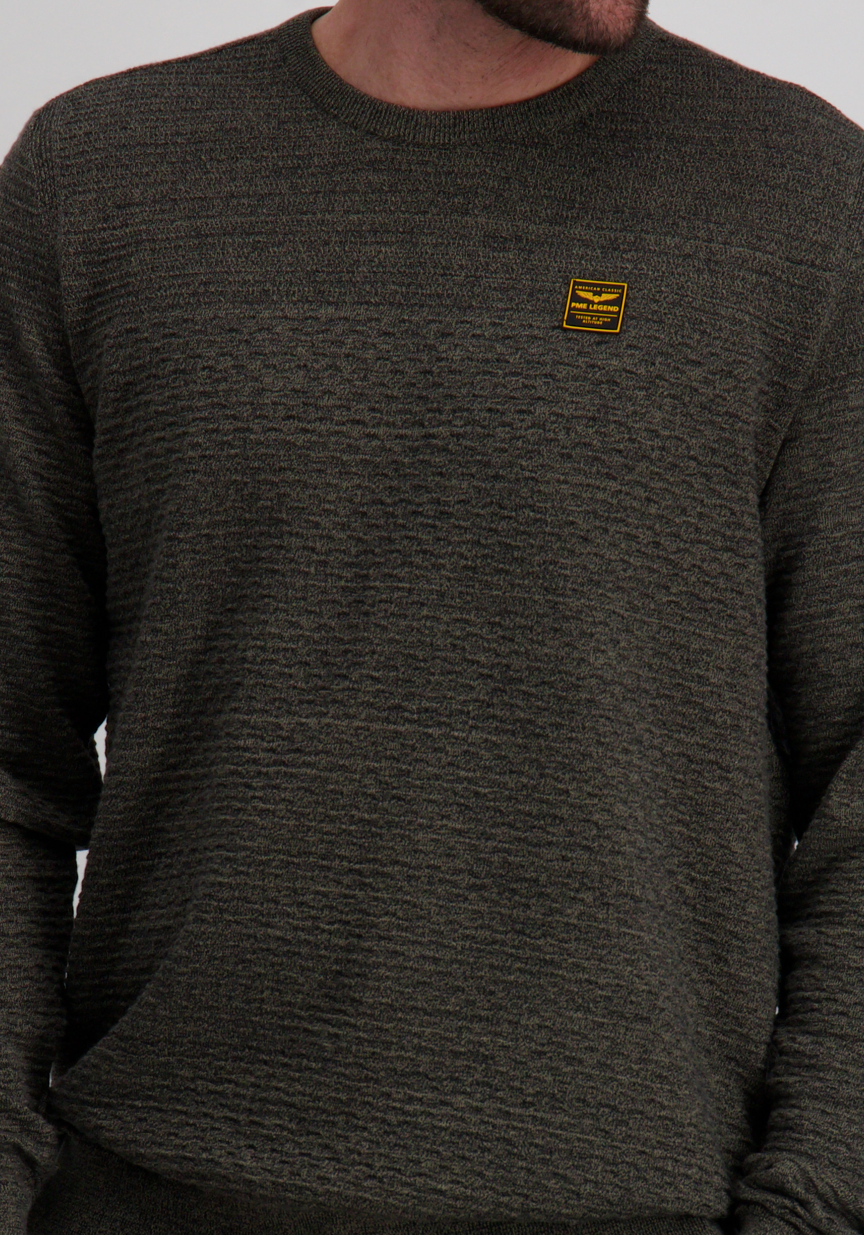 PME Legend Trui PKW2510300 Midden groen