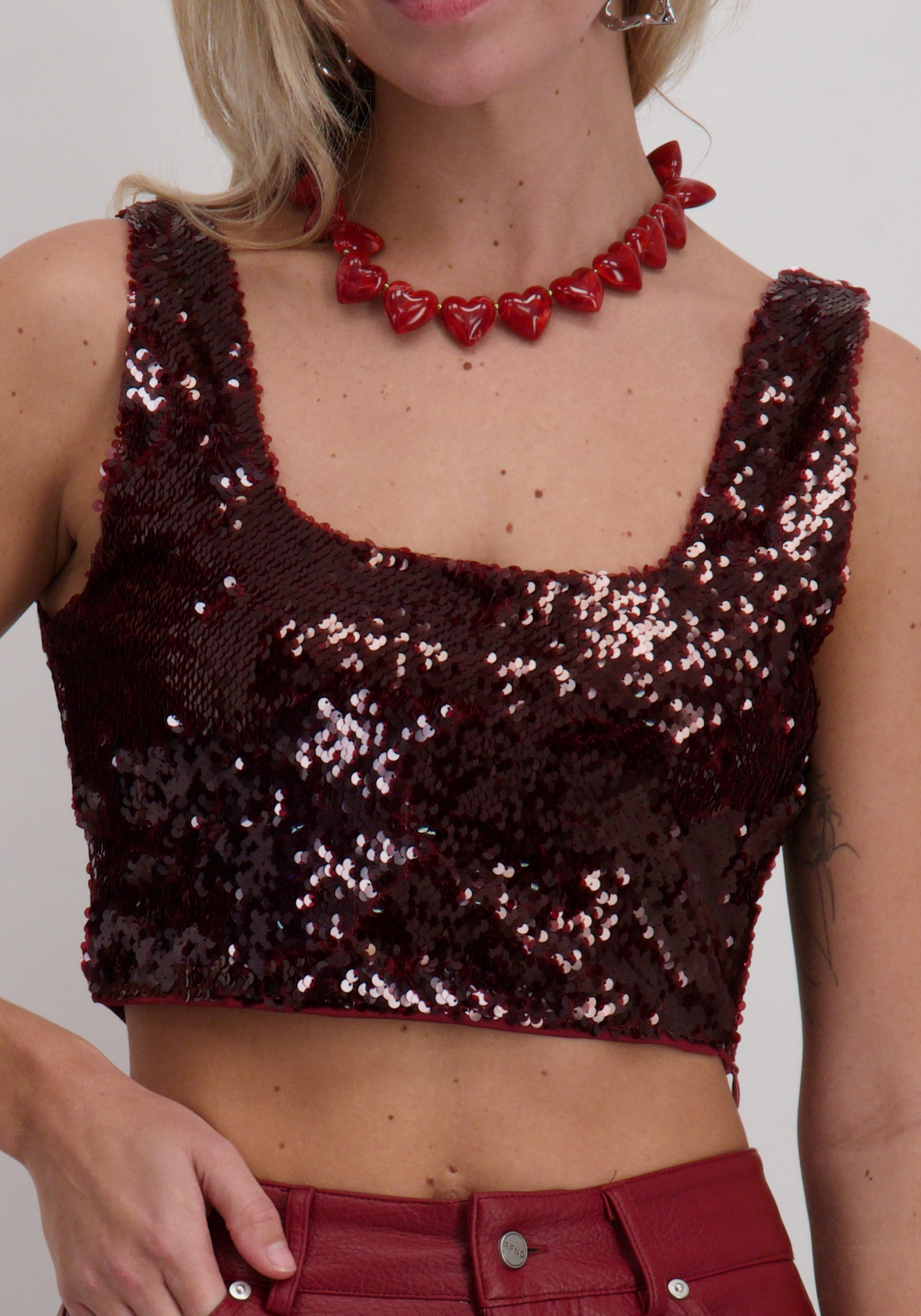 Refined Department Top Luca R2511868815 Bordeaux